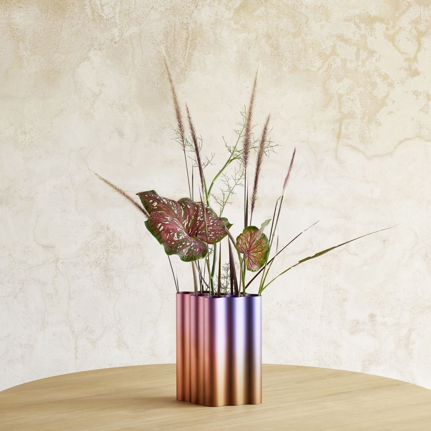 Vitra Nuage Vase métallique medium abstrait – Designvase mit skulpturalem Charakter