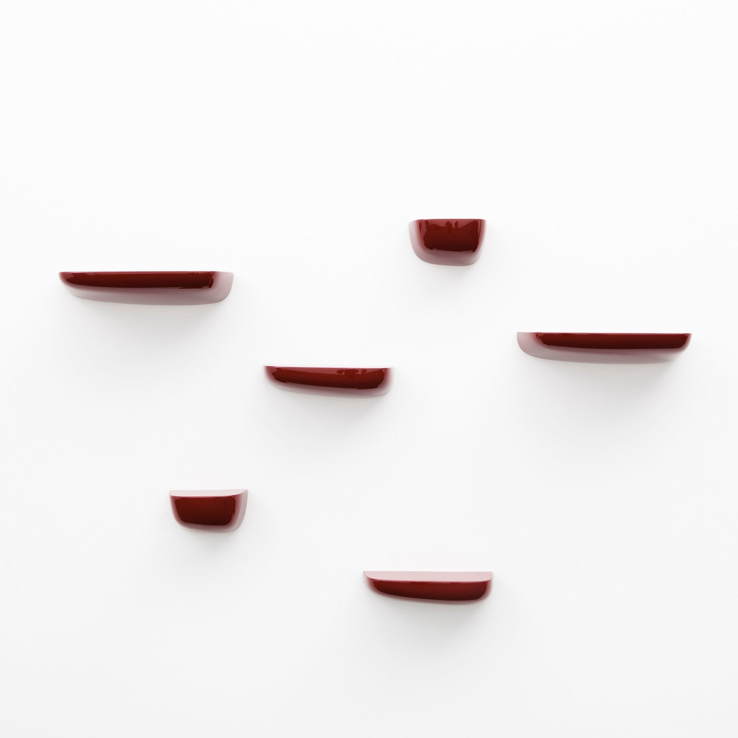 Vitra Corniches Wandregal small rot japanese red hochglanz