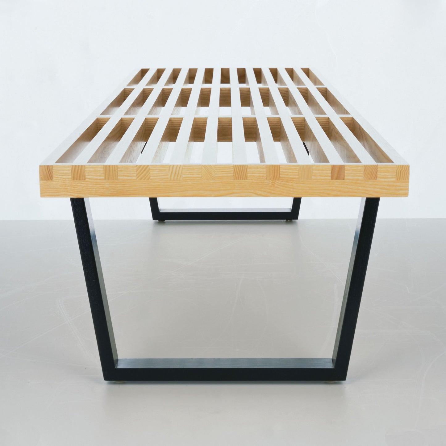 Vitra Nelson Bench Sitzbank Esche Natur/Schwarz
