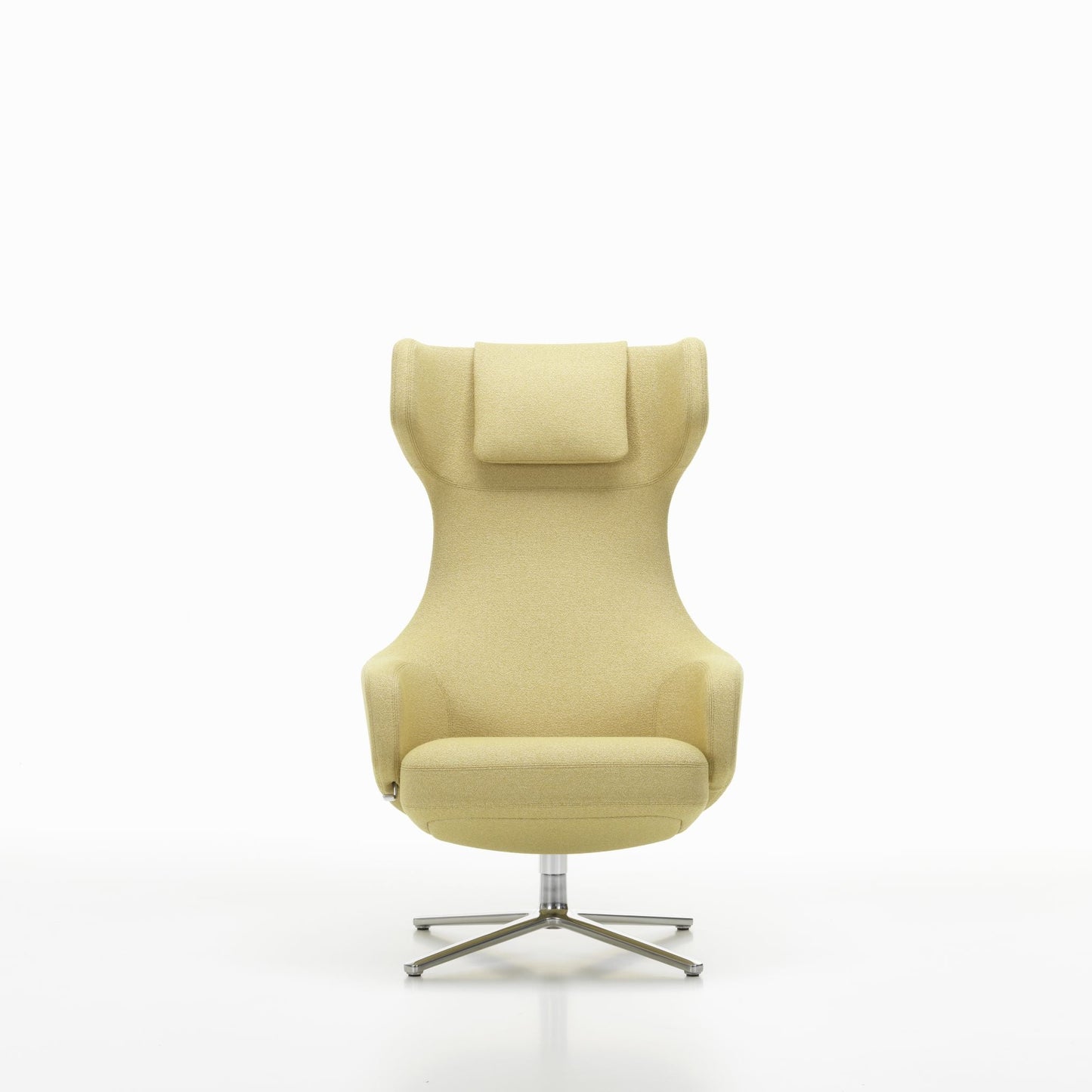 Vitra Grand Repos Loungesessel drehbar mit Ottoman Ohrensessel & Hocker