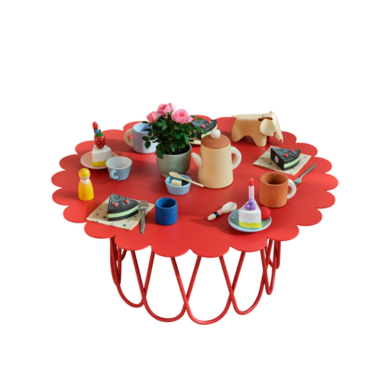 Vitra Flower Table klein Beistelltisch Stahl pulverbeschichtet