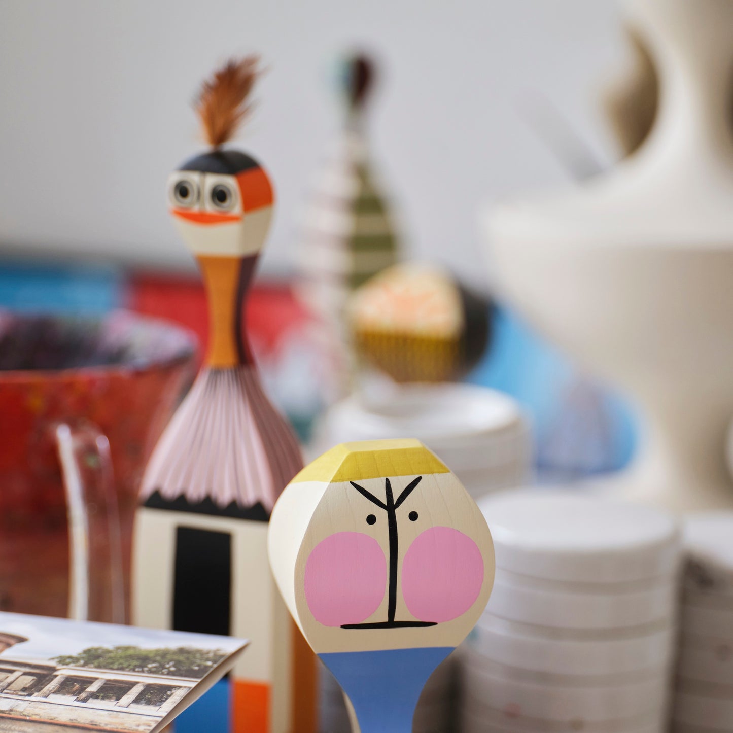 Vitra Wooden Dolls No. 21 exklusive limitierte Holzfigur bunt bemalt