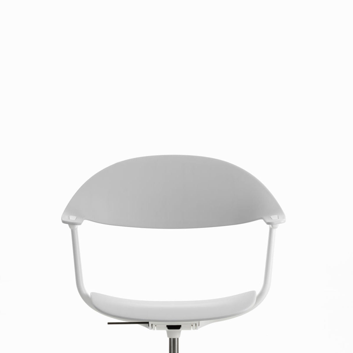Vitra Mynt Bürostuhl Sitz + Rücken Kunststoff grau RE 5-Stern-Fuß