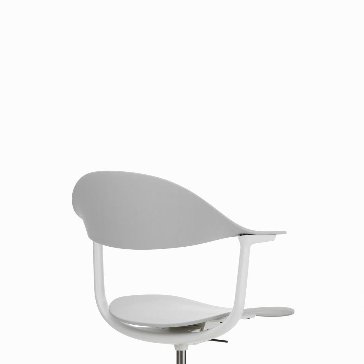 Vitra Mynt Bürostuhl Sitz + Rücken Kunststoff grau RE 5-Stern-Fuß