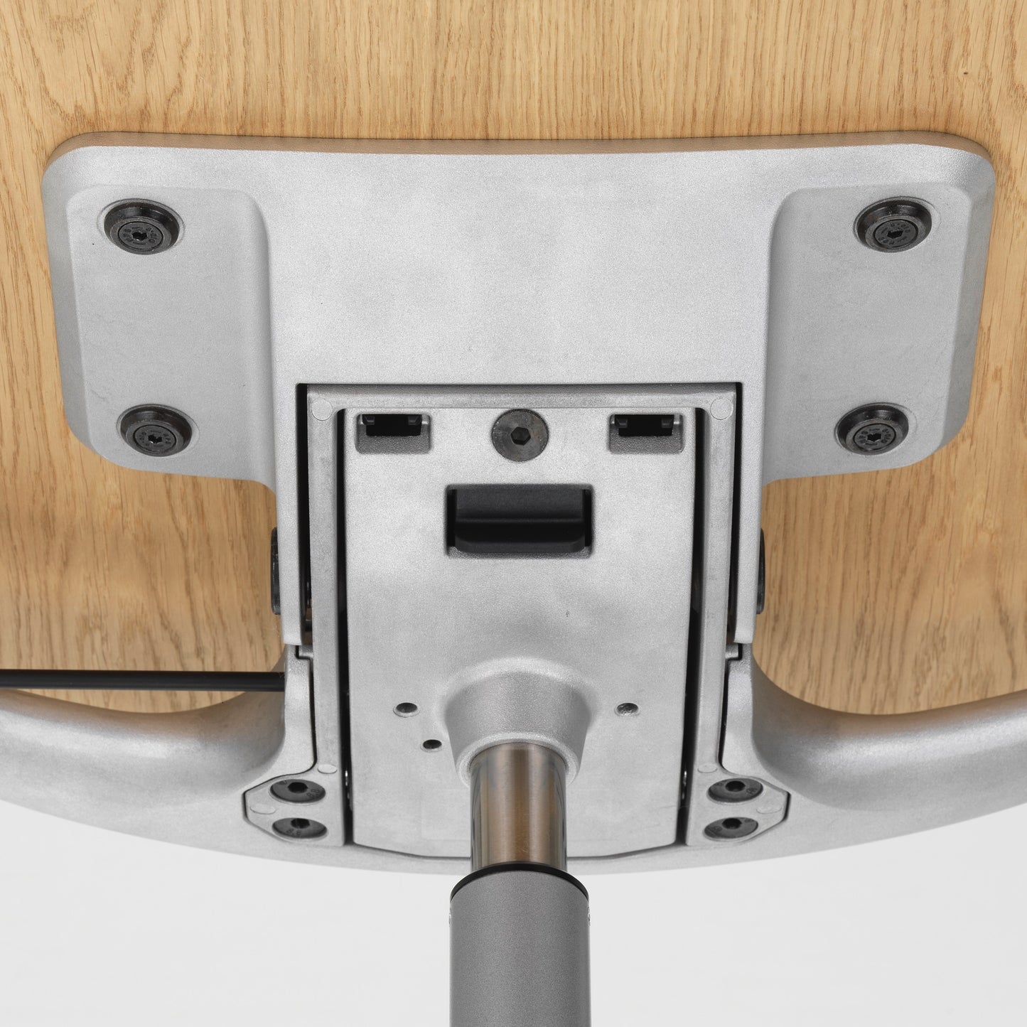 Vitra Mynt Bürostuhl Eiche natur 4-Stern-Aluminiumfuß
