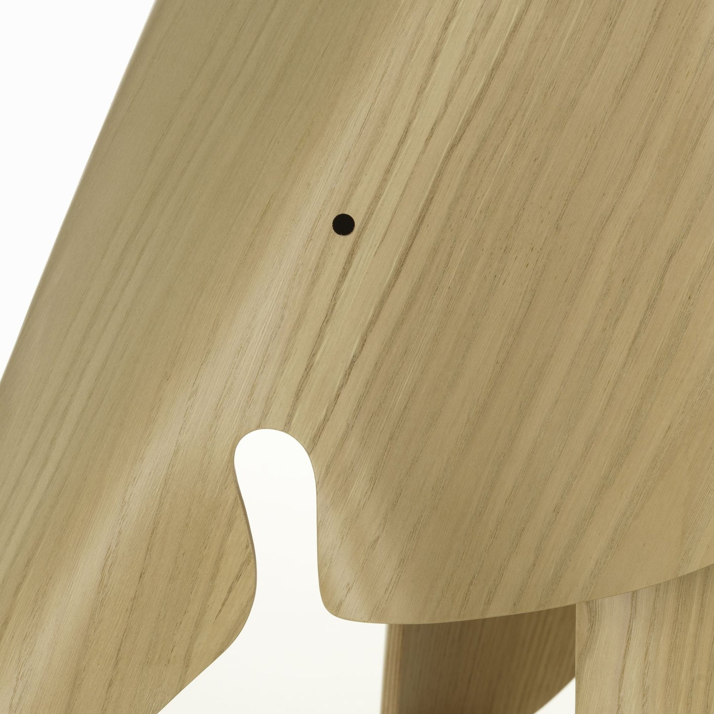 Eames Elephant Plywood Echtholz Hocker Sitzobjekt Nussbaum / Kastanie
