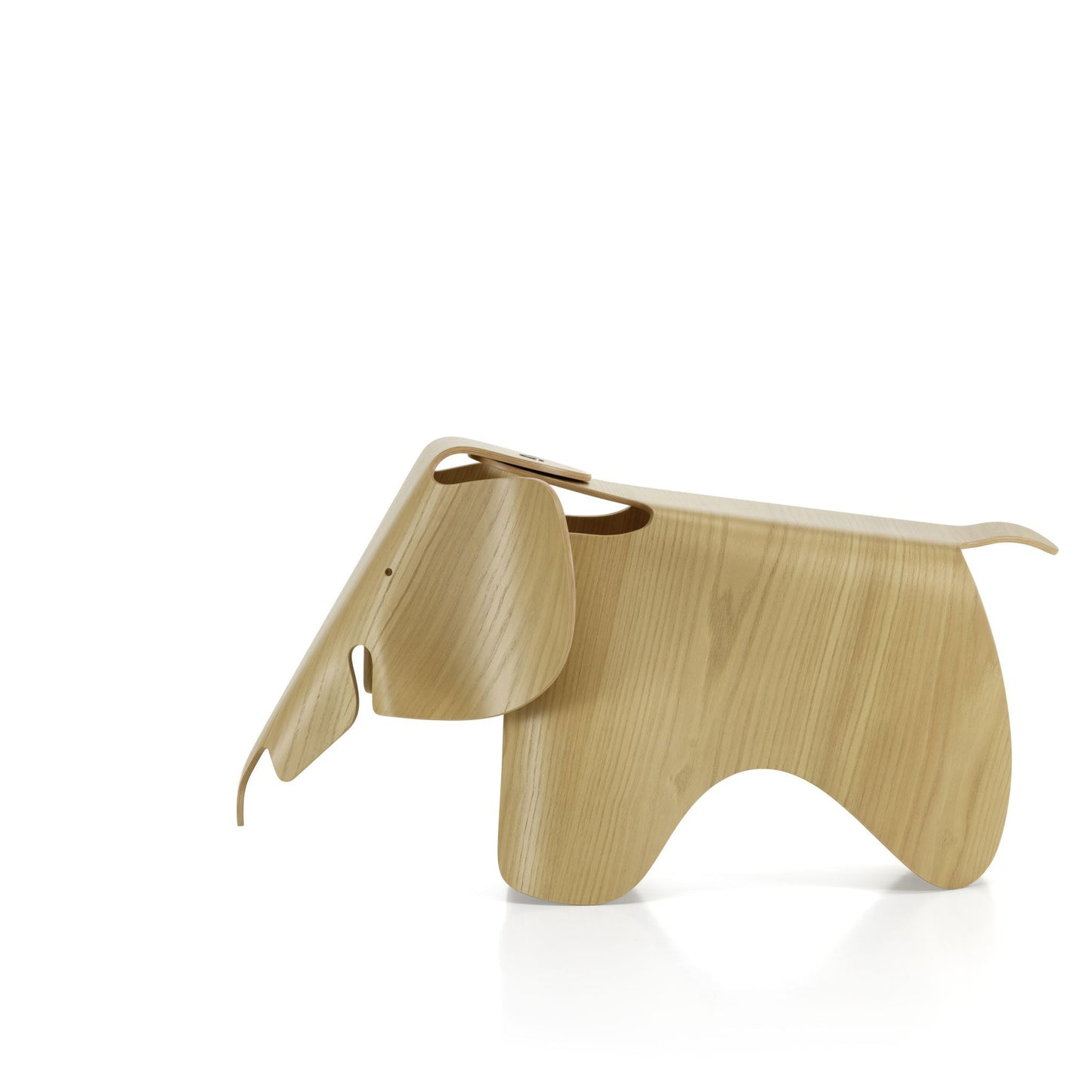 Eames Elephant Plywood Echtholz Hocker Sitzobjekt Nussbaum / Kastanie