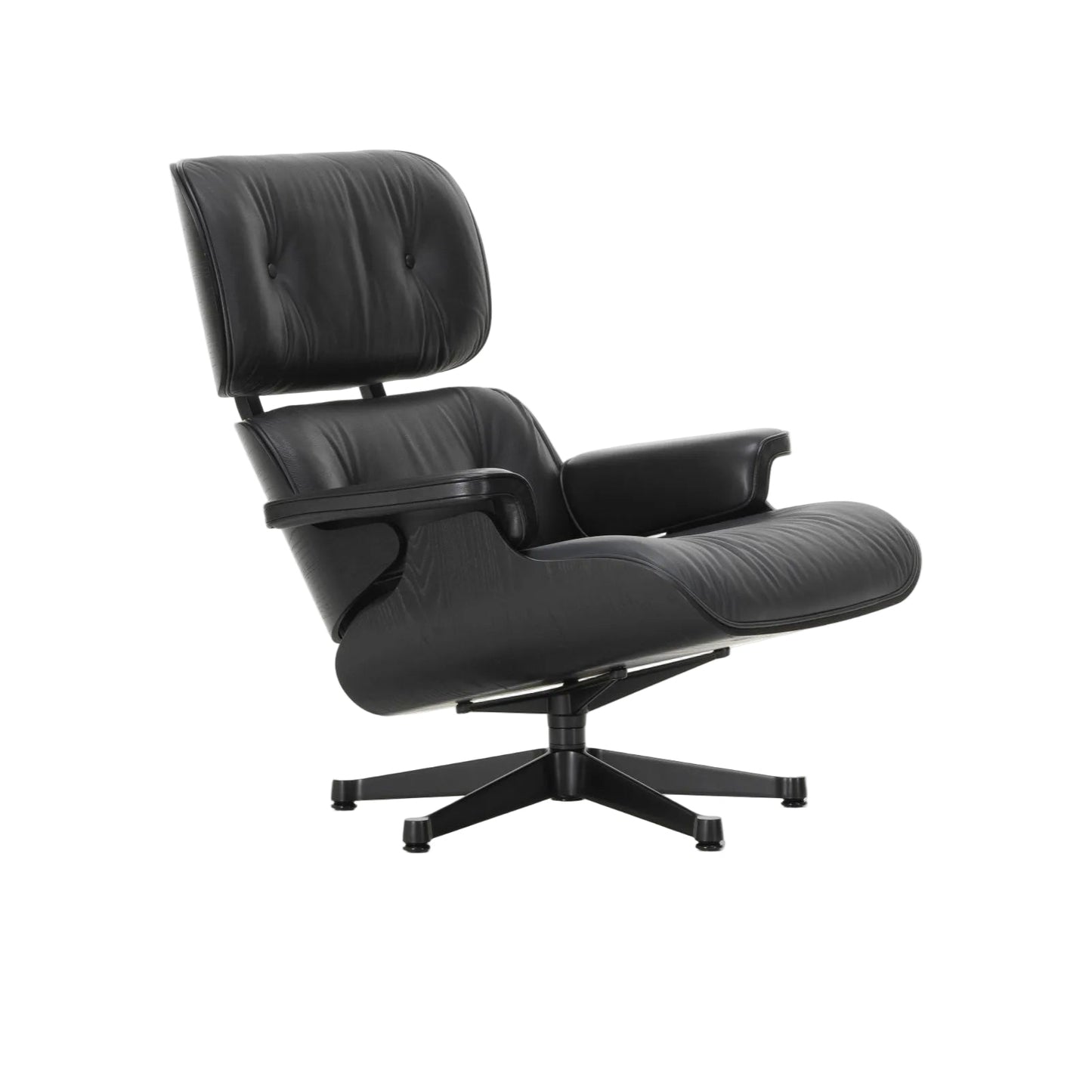 Vitra Eames Lounge Chair Relax-Sessel einzeln Stoff / Leder & Furnier