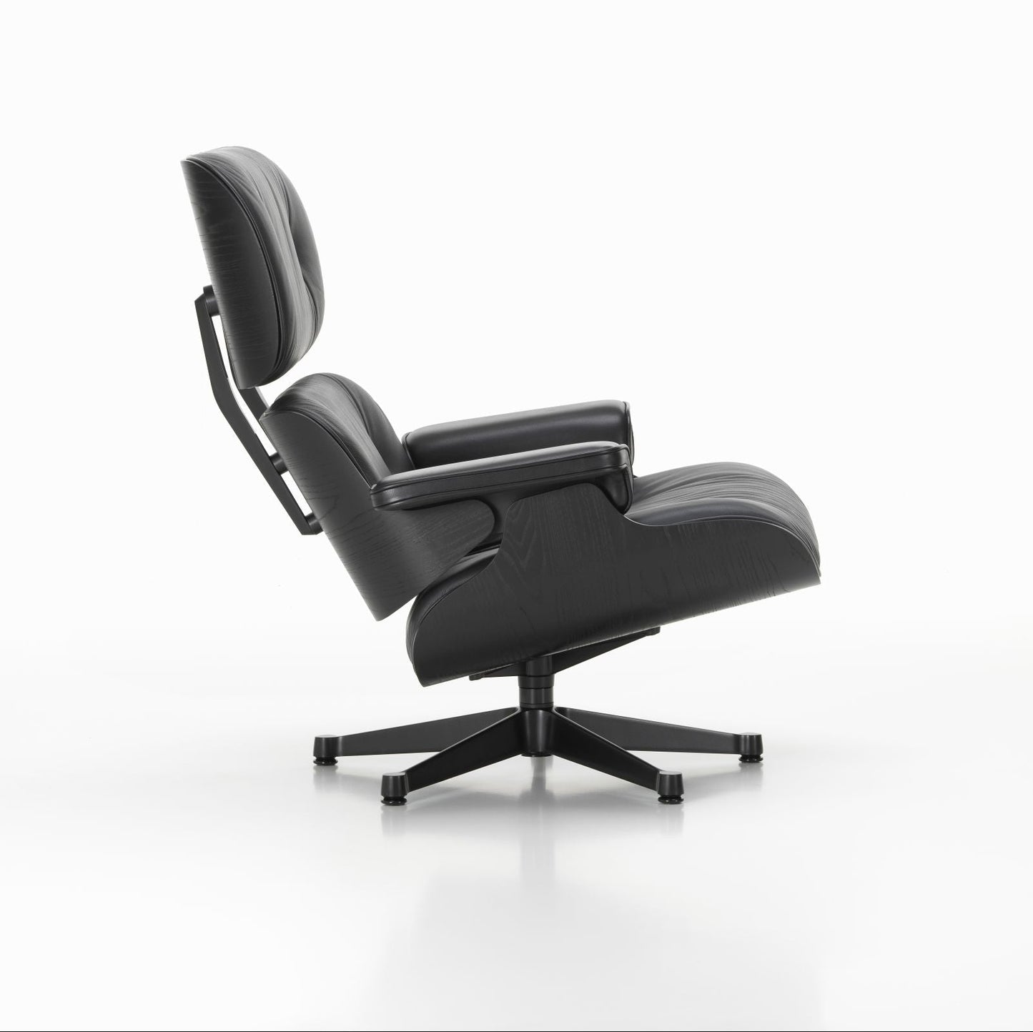 Vitra Eames Lounge Chair Relax-Sessel einzeln Stoff / Leder & Furnier