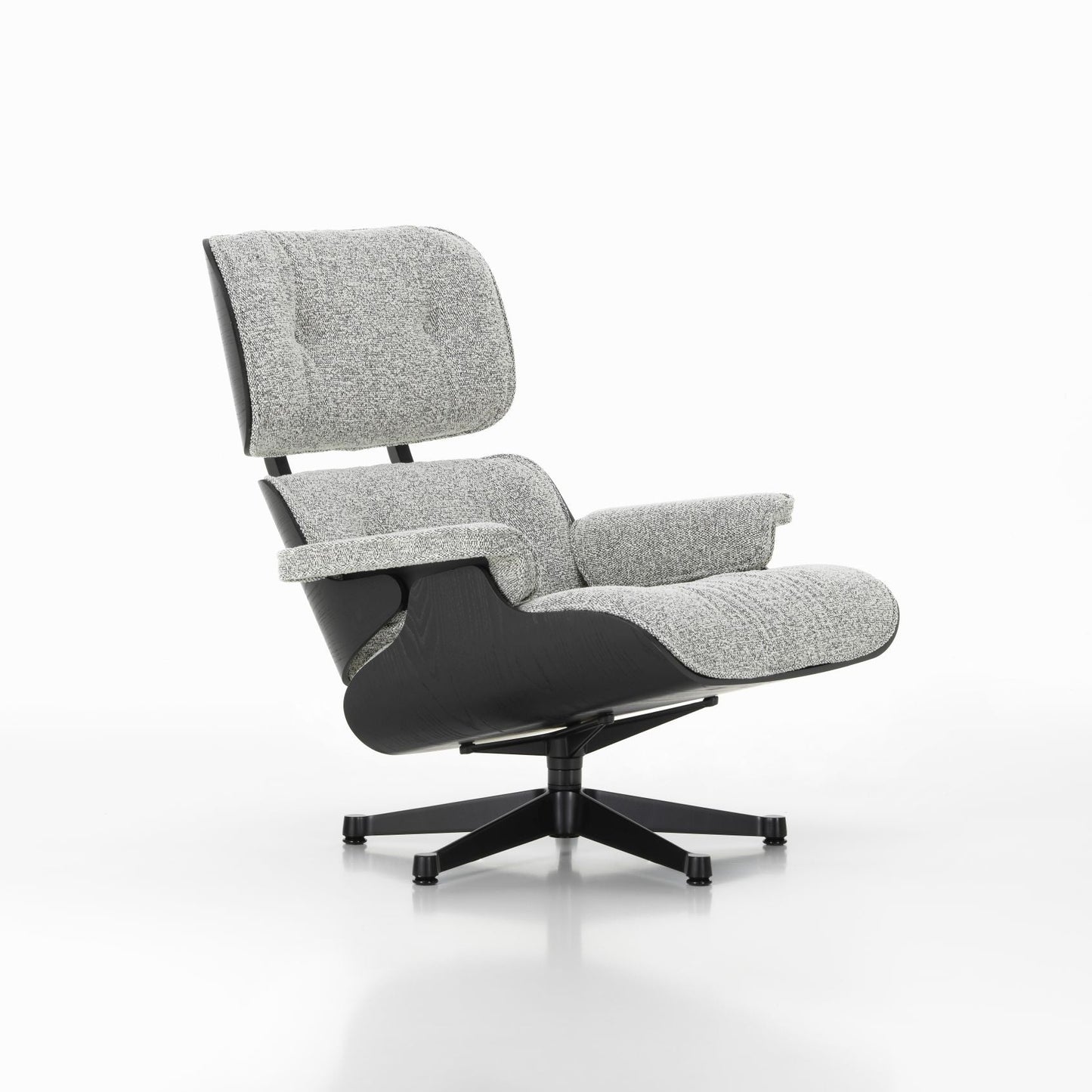 Vitra Eames Lounge Chair Relax-Sessel einzeln Stoff / Leder & Furnier