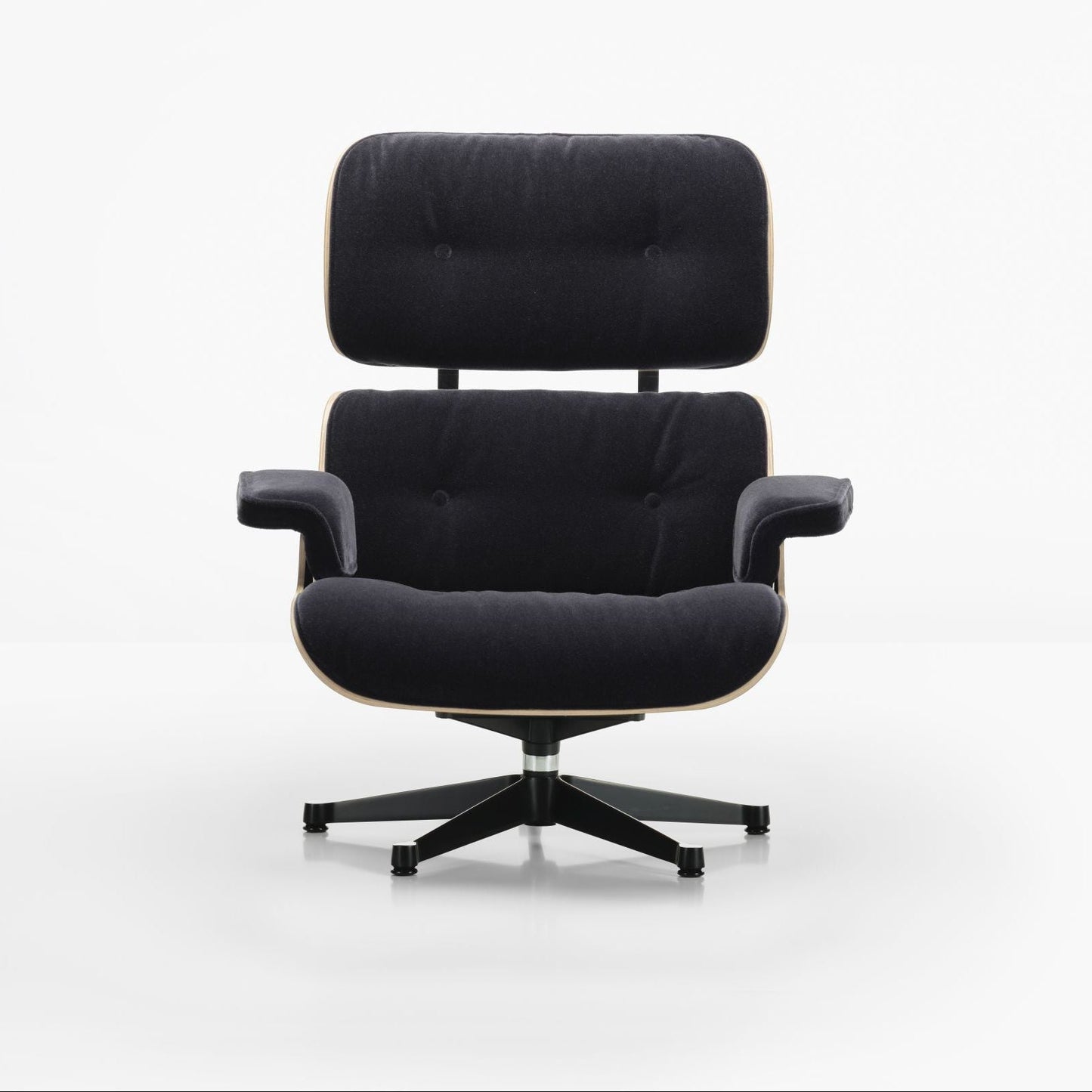 Vitra Eames Lounge Chair Relax-Sessel einzeln Stoff / Leder & Furnier