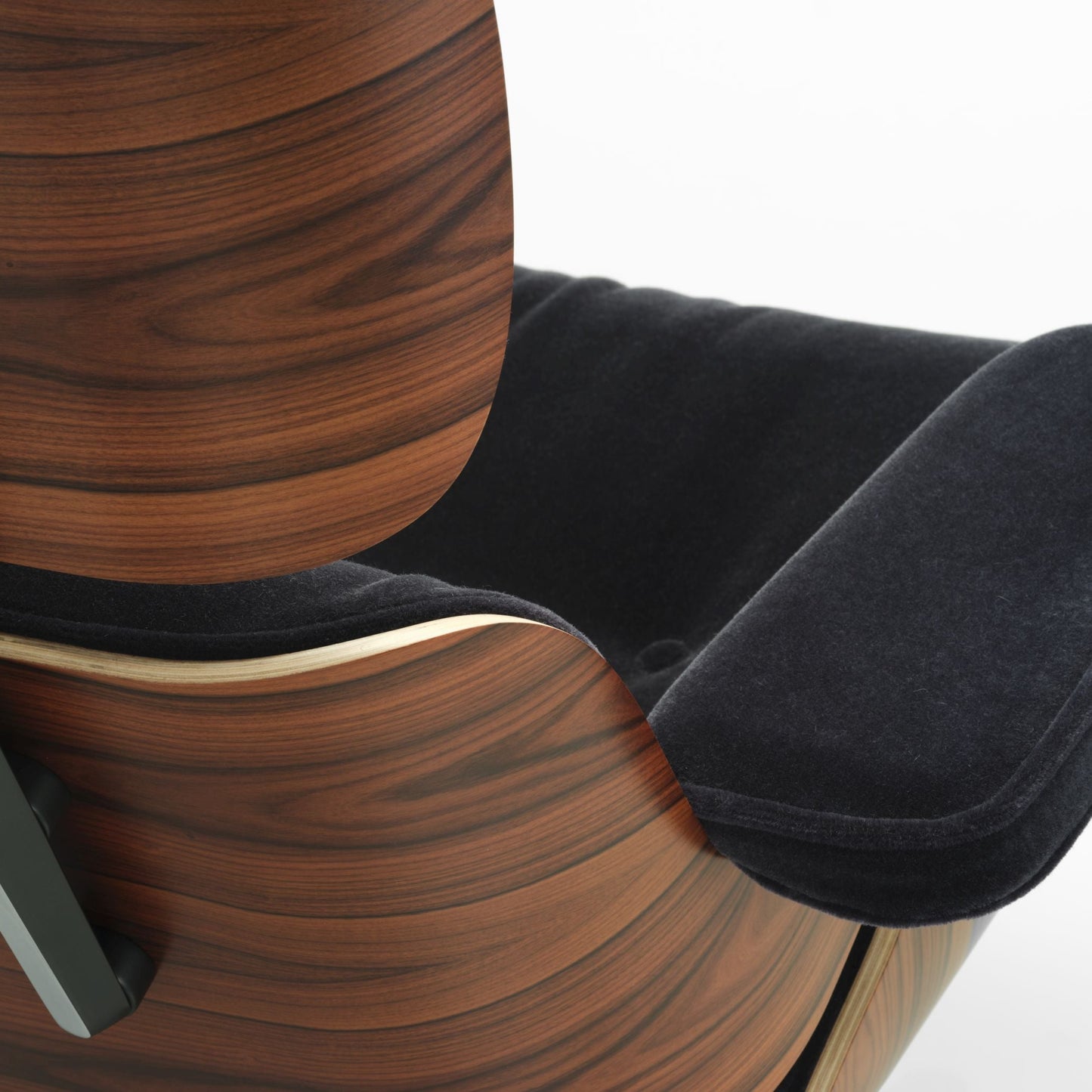 Vitra Eames Lounge Chair & Ottoman Relax-Sessel mit Hocker Stoff / Leder