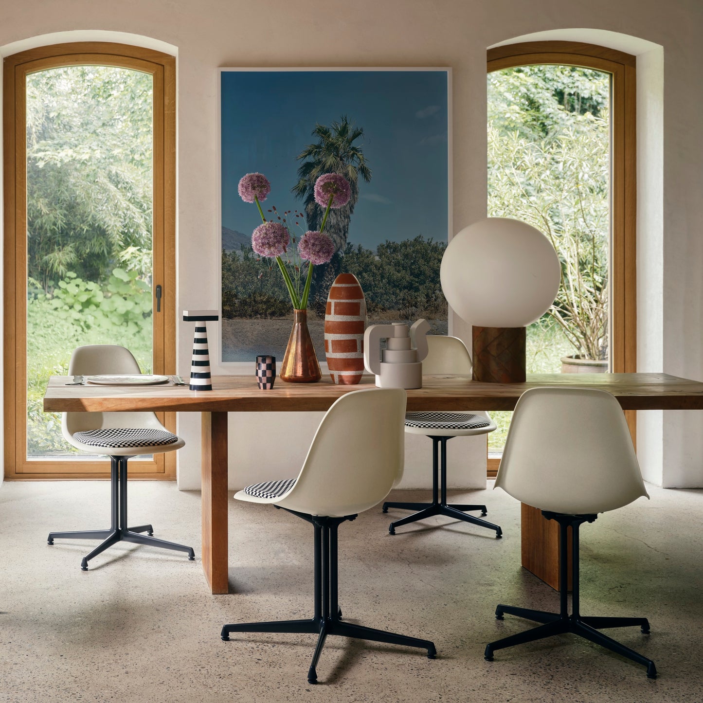 Vitra Eames Plastic Side Chair DSL RE Kunststoff recycelt La Fonda Base