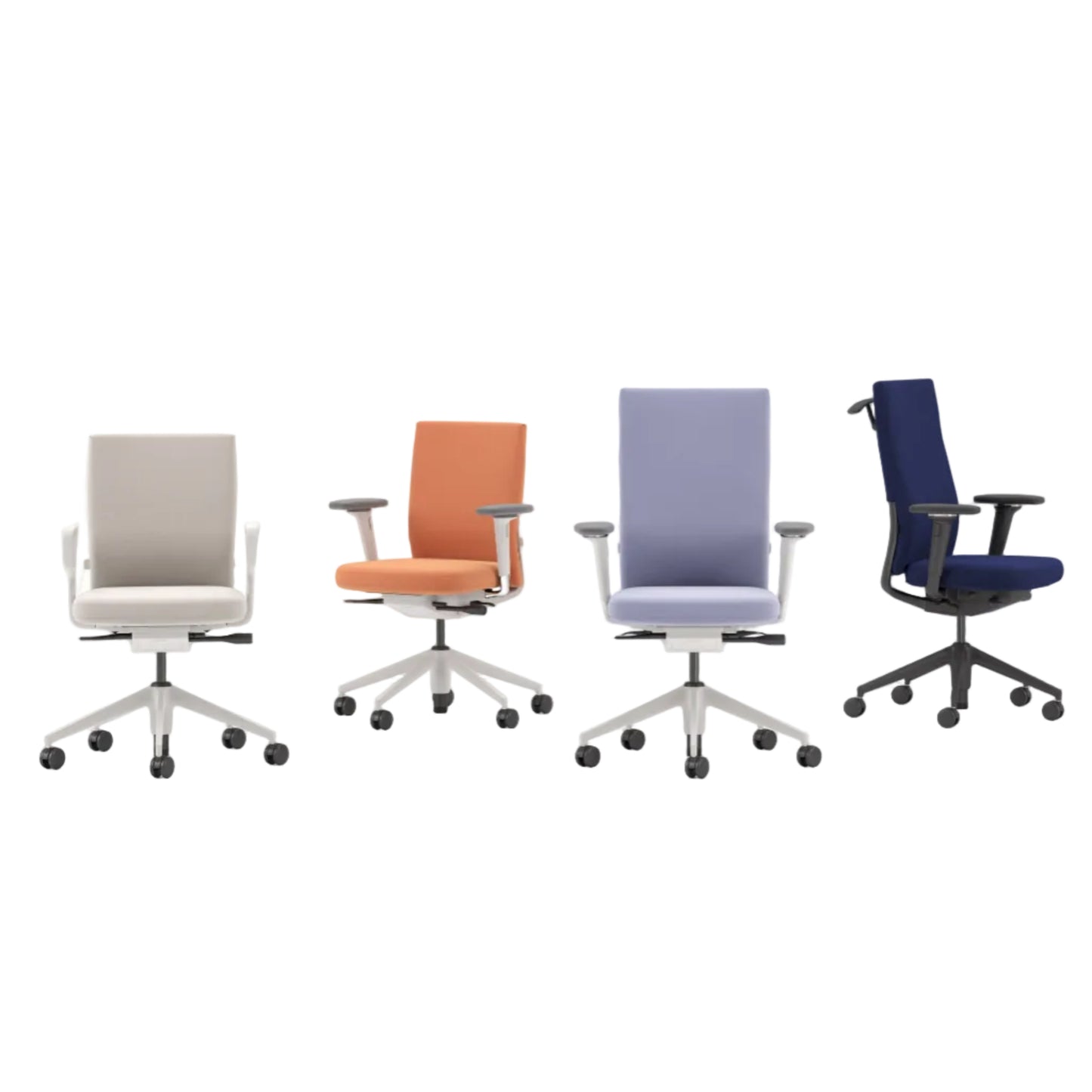 Vitra ID Soft L Bürostuhl hohe Rückenlehne gepolstert Bezug Volo