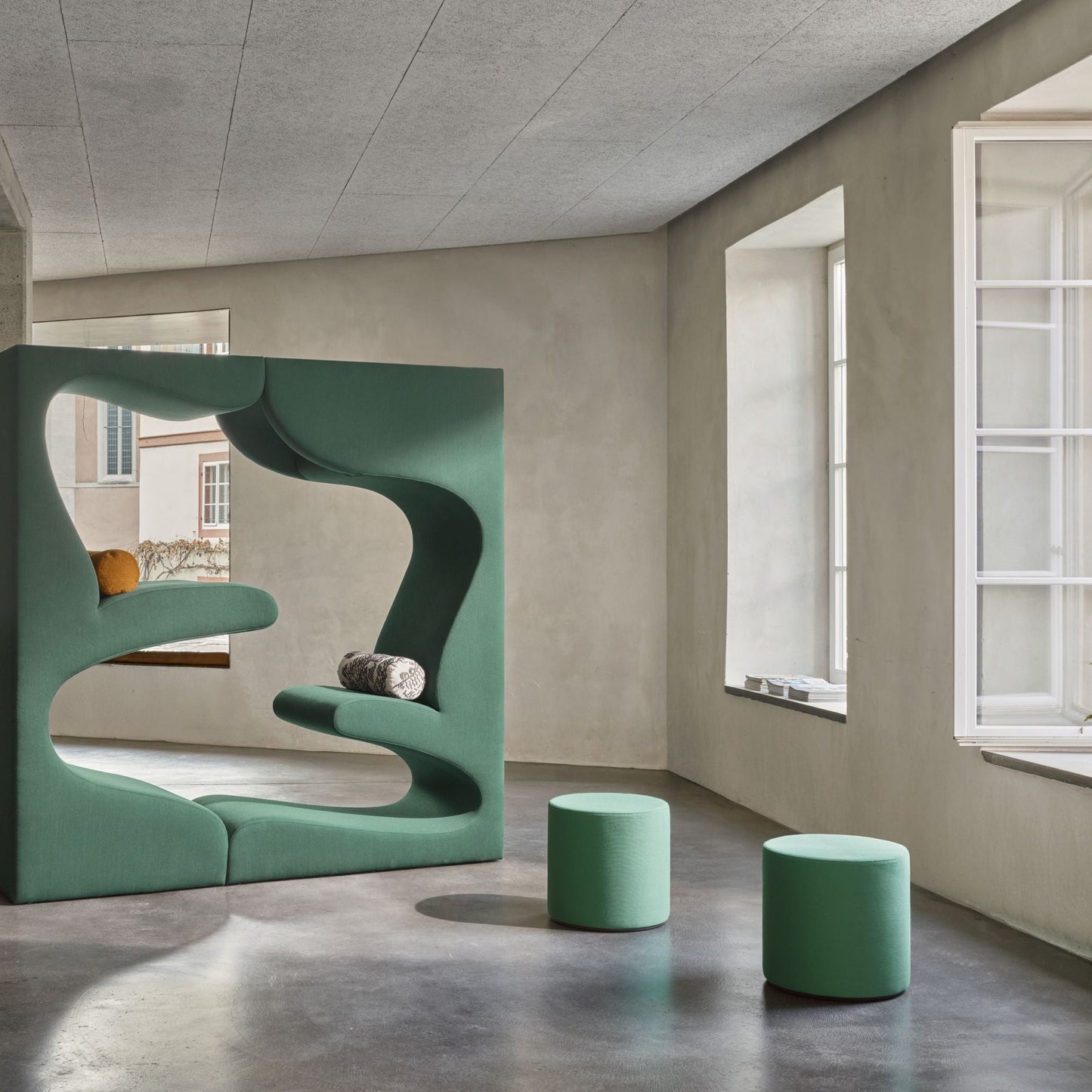 Vitra Visiona Stool Hocker Rund Design Verner Panton