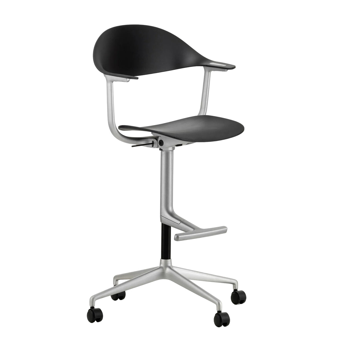 Vitra Mynt High Counterstuhl Sitz & Rücken Recycling-Kunststoff