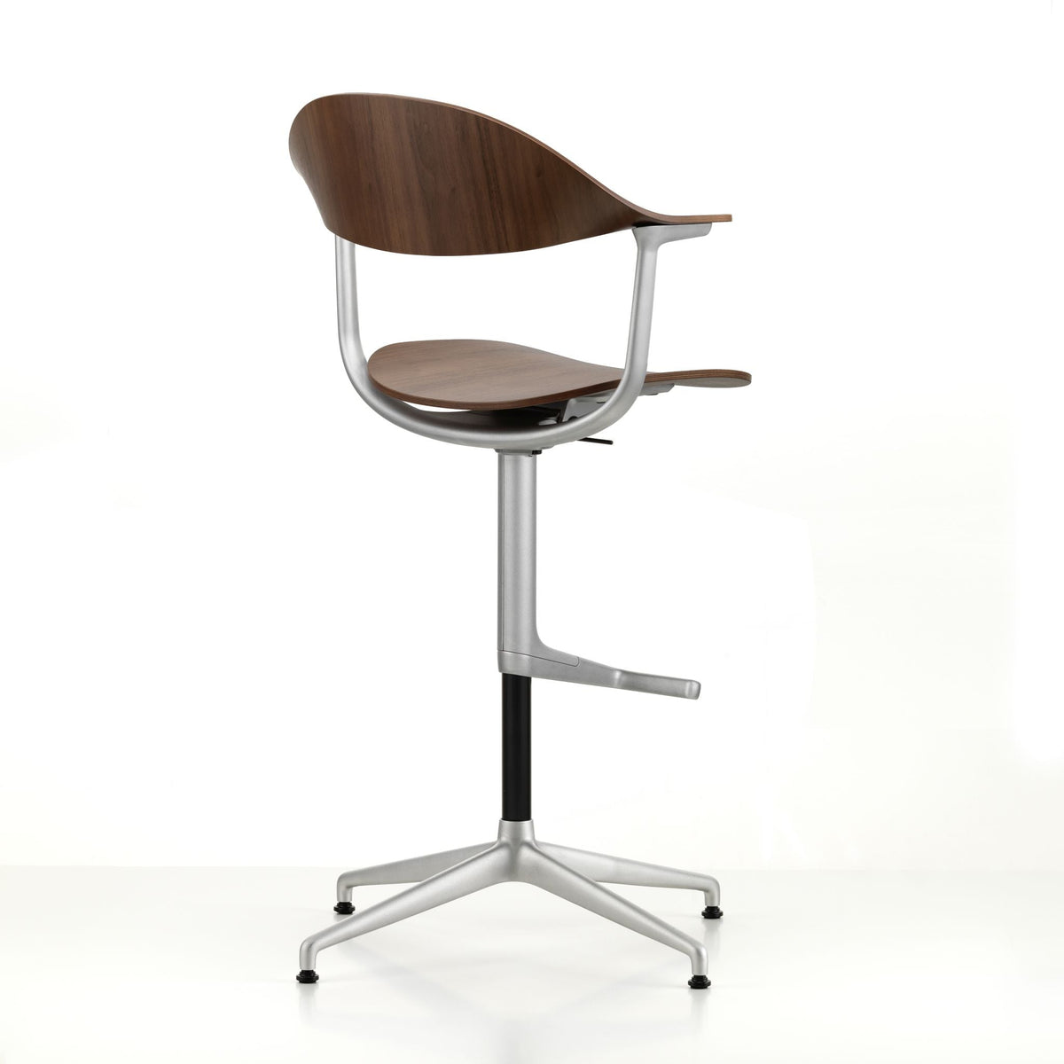 Vitra Mynt High Counterstuhl Plywood Sitz & Rücken Formsperrholz