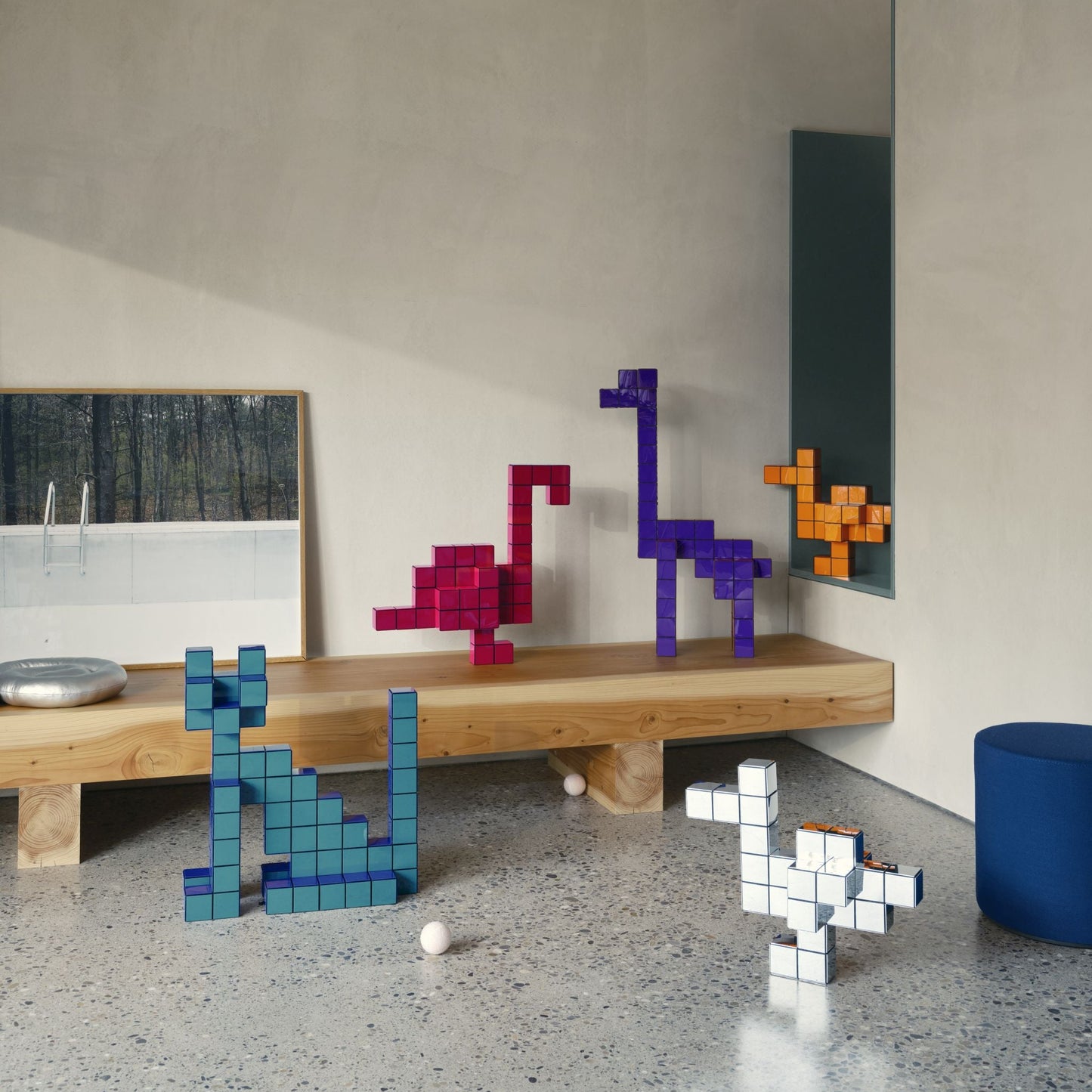 Vitra Panton Cubes skulpturale Tiere Dekofiguren