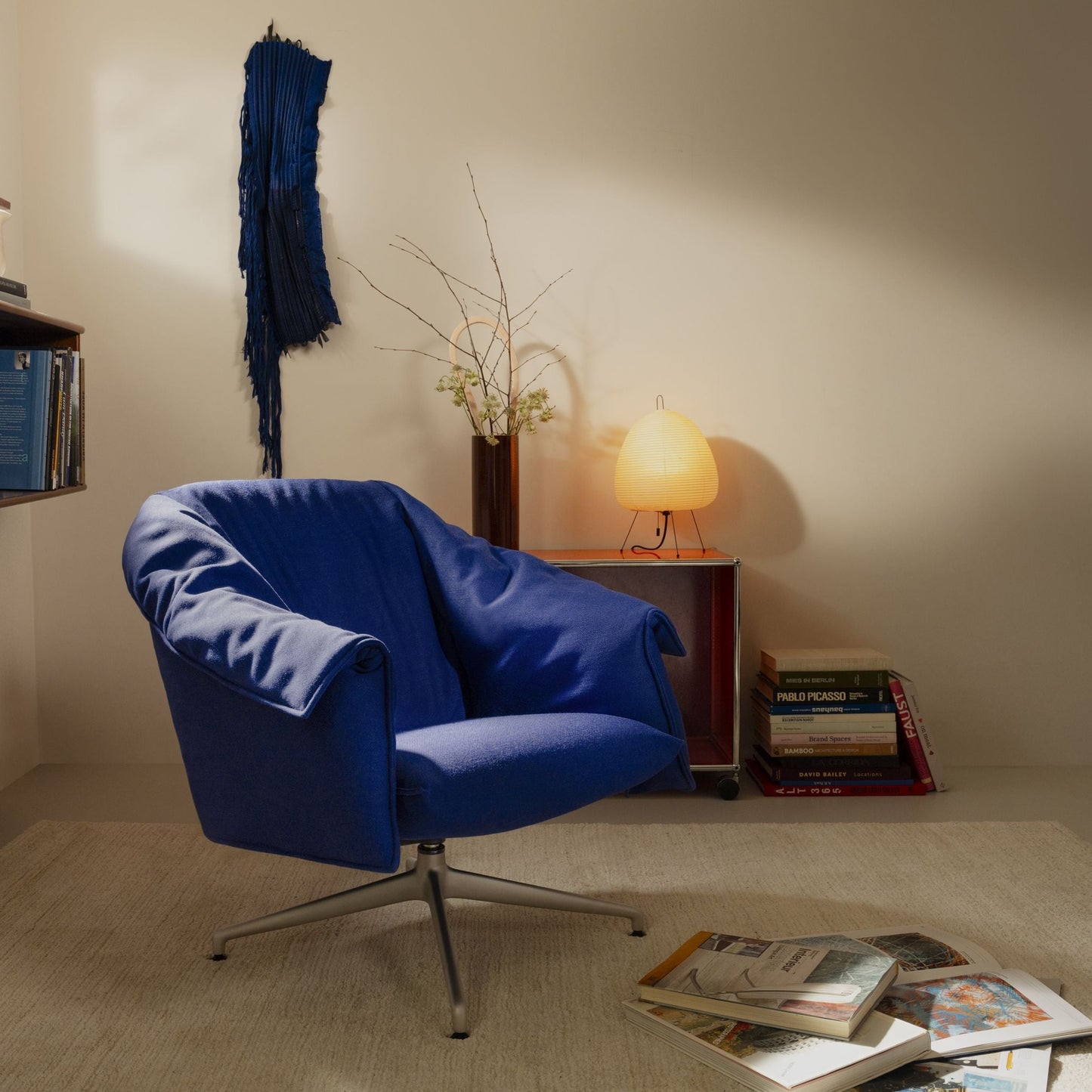Vitra Bascule Lowback Lounge Chair Relax-Sessel niedrig einzeln