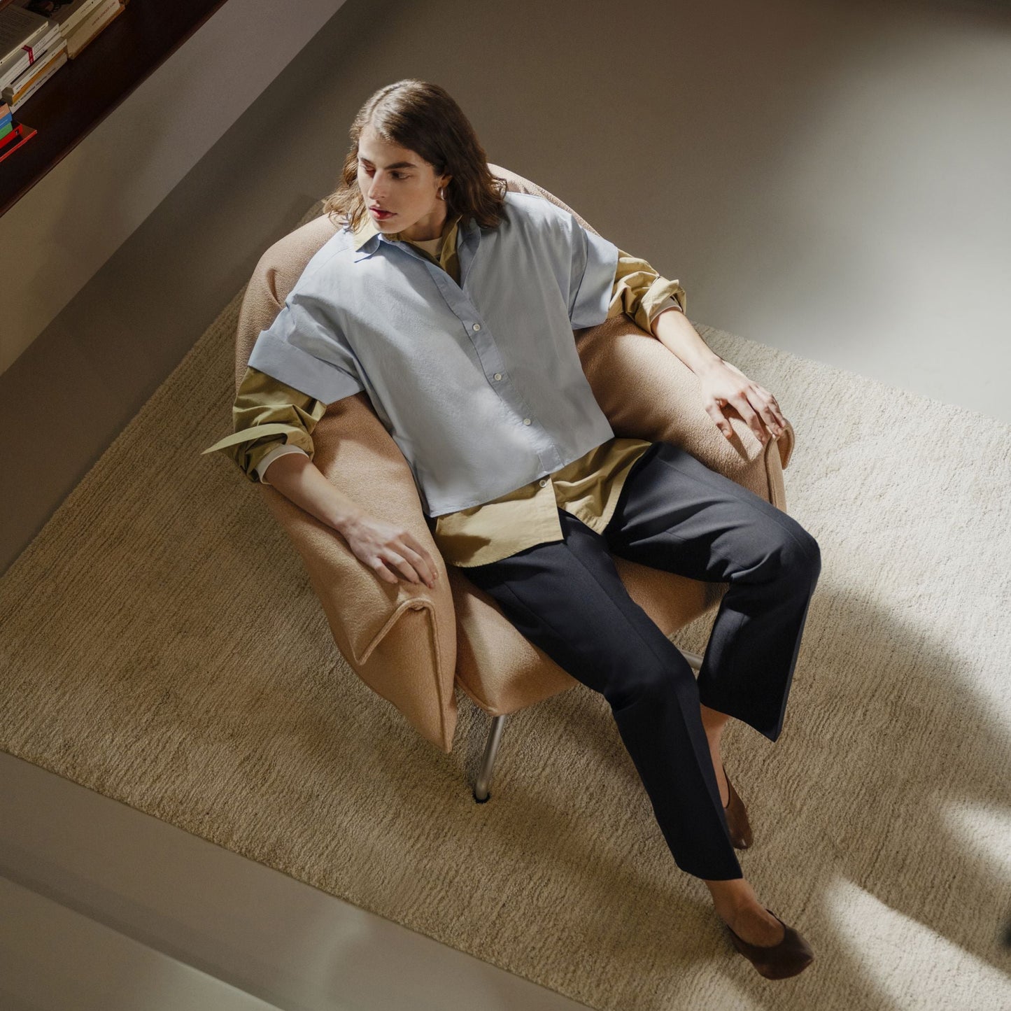 Vitra Bascule Lowback Lounge Chair Relax-Sessel niedrig einzeln