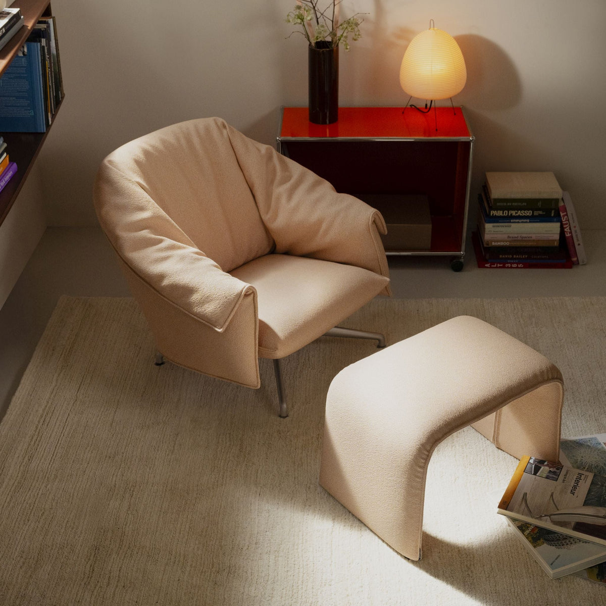 Vitra Bascule Lowback Lounge Chair Relax-Sessel niedrig einzeln