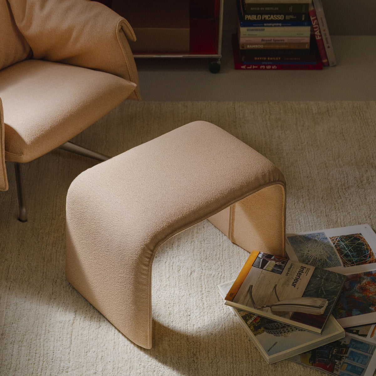 Vitra Bascule Lowback Lounge Chair & Bench Relax-Sessel niedrig & Bank