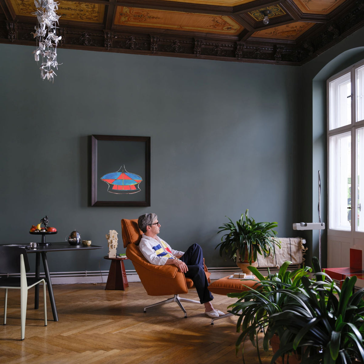 Vitra Bascule Highback Lounge Chair & Ottoman Relax-Sessel & Hocker