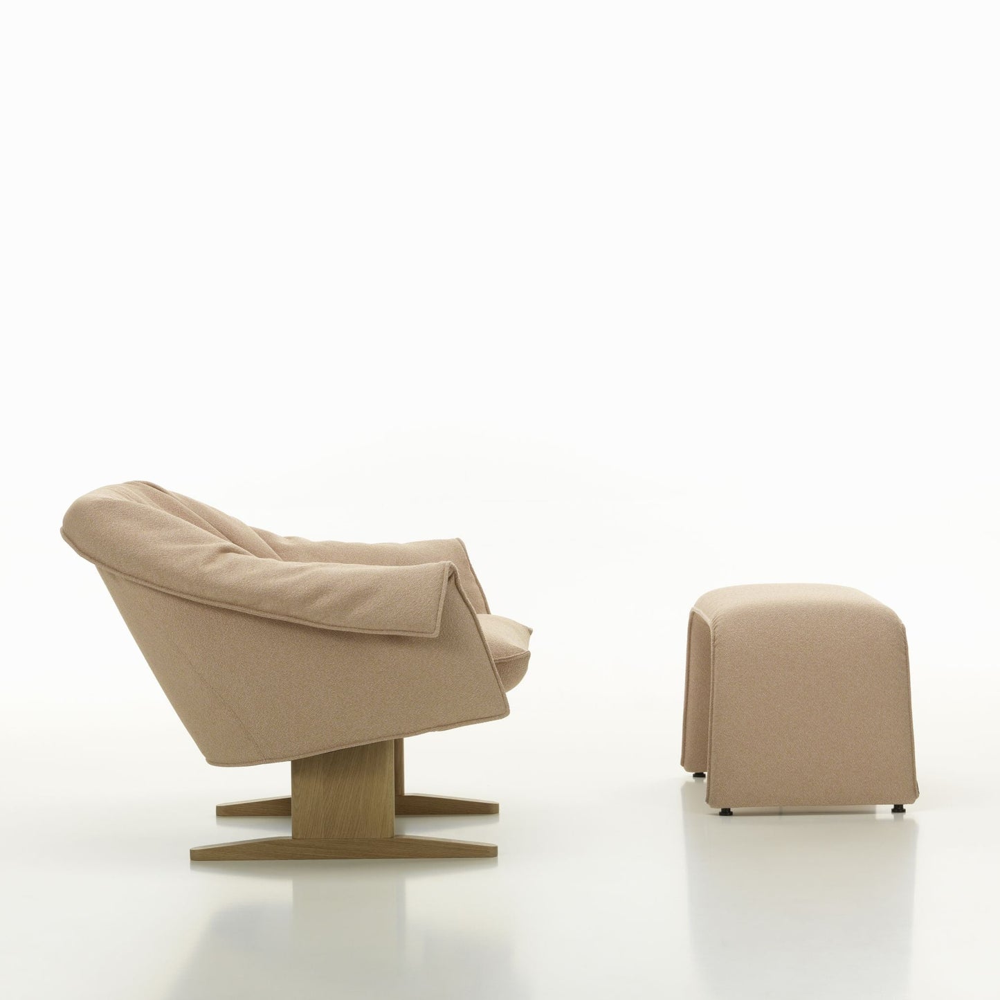 Vitra Bascule Lowback Lounge Chair & Bench Relax-Sessel niedrig & Bank