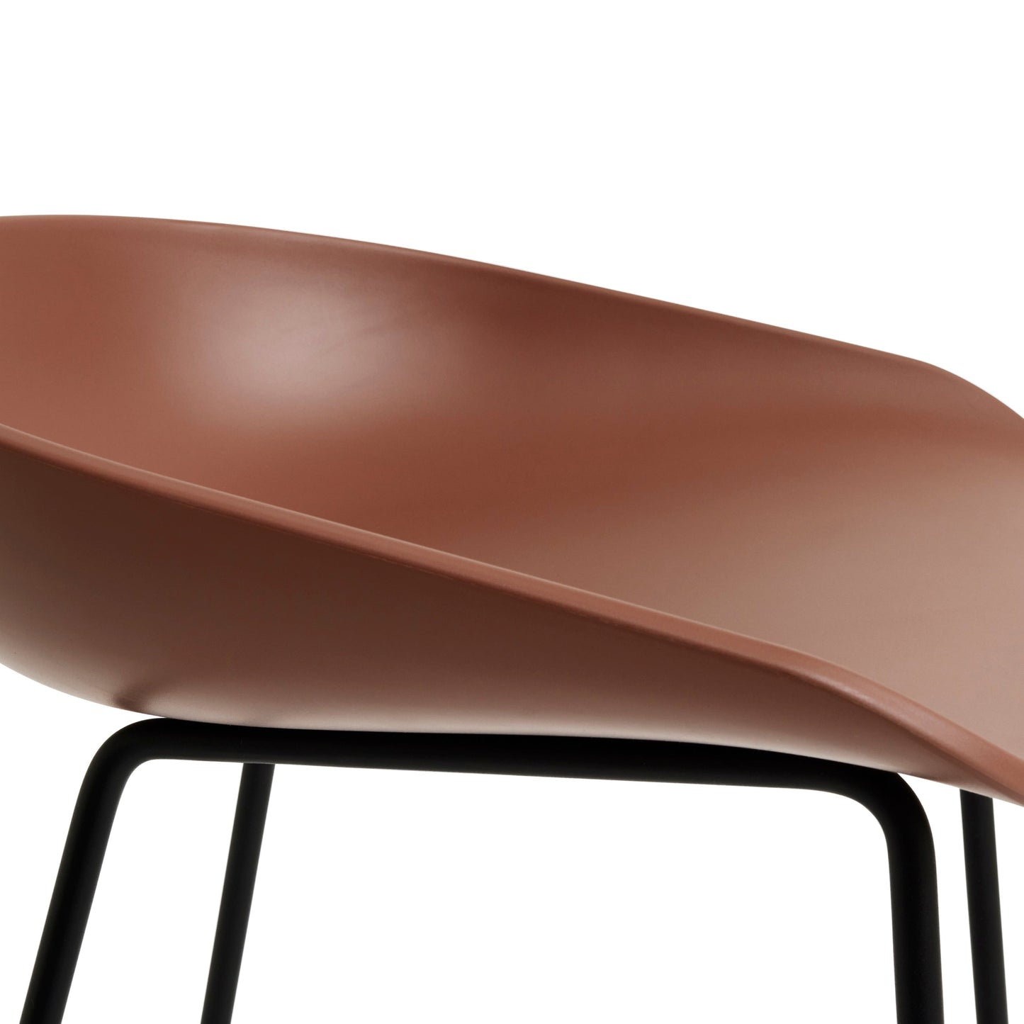 HAY About a Stool AAS 38 Barhocker Sitz Kunststoff recycelt Gestell Stahl