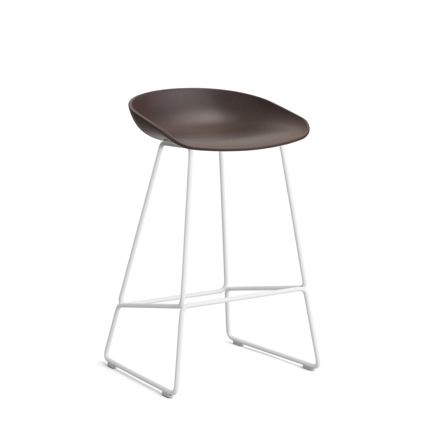 HAY About a Stool AAS 38 Barhocker Sitz Kunststoff recycelt Gestell Stahl