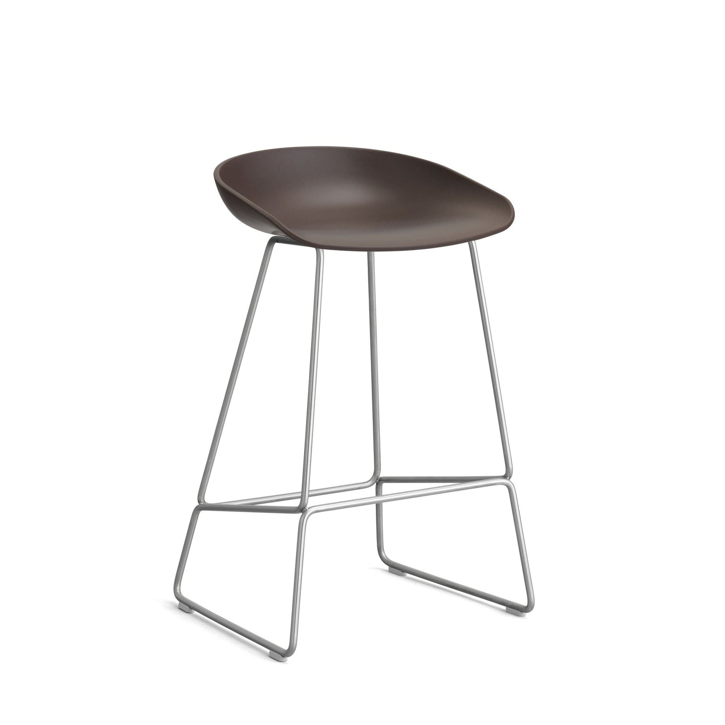 HAY About a Stool AAS 38 Barhocker Sitz Kunststoff recycelt Gestell Stahl