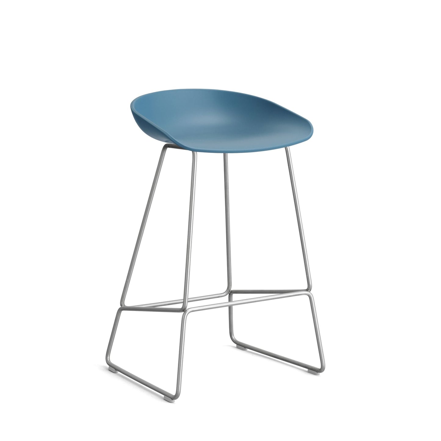 HAY About a Stool AAS 38 Barhocker Sitz Kunststoff recycelt Gestell Stahl