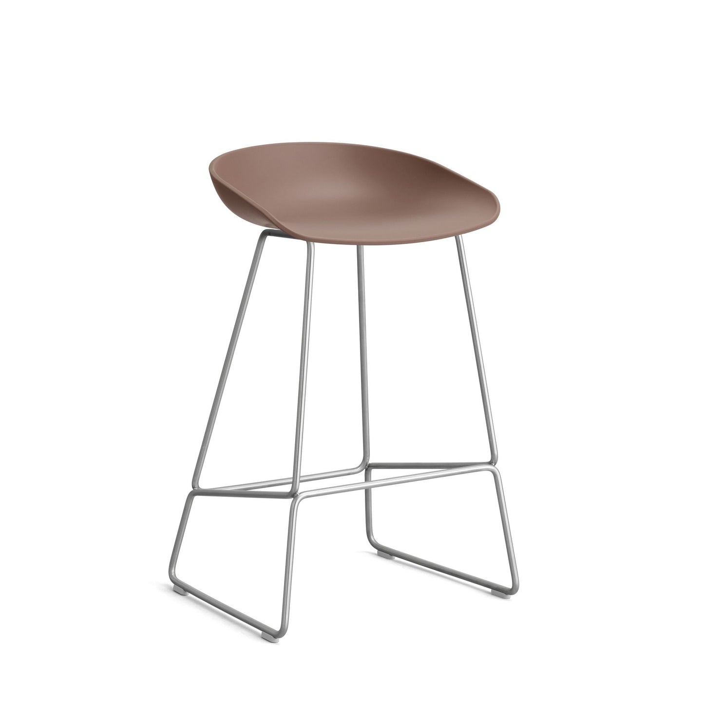 HAY About a Stool AAS 38 Barhocker Sitz Kunststoff recycelt Gestell Stahl