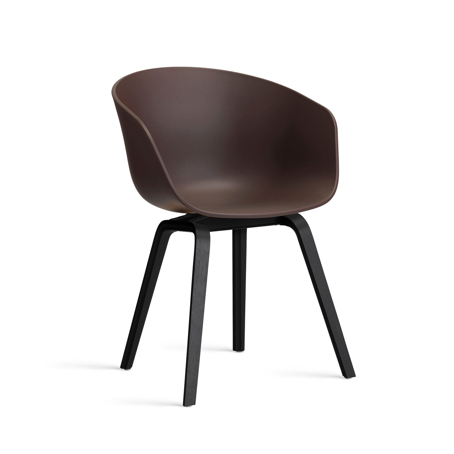 Hay About A Chair AAC 22 Stuhl Kunststoffschlale Gestell 4-Fuß Holz