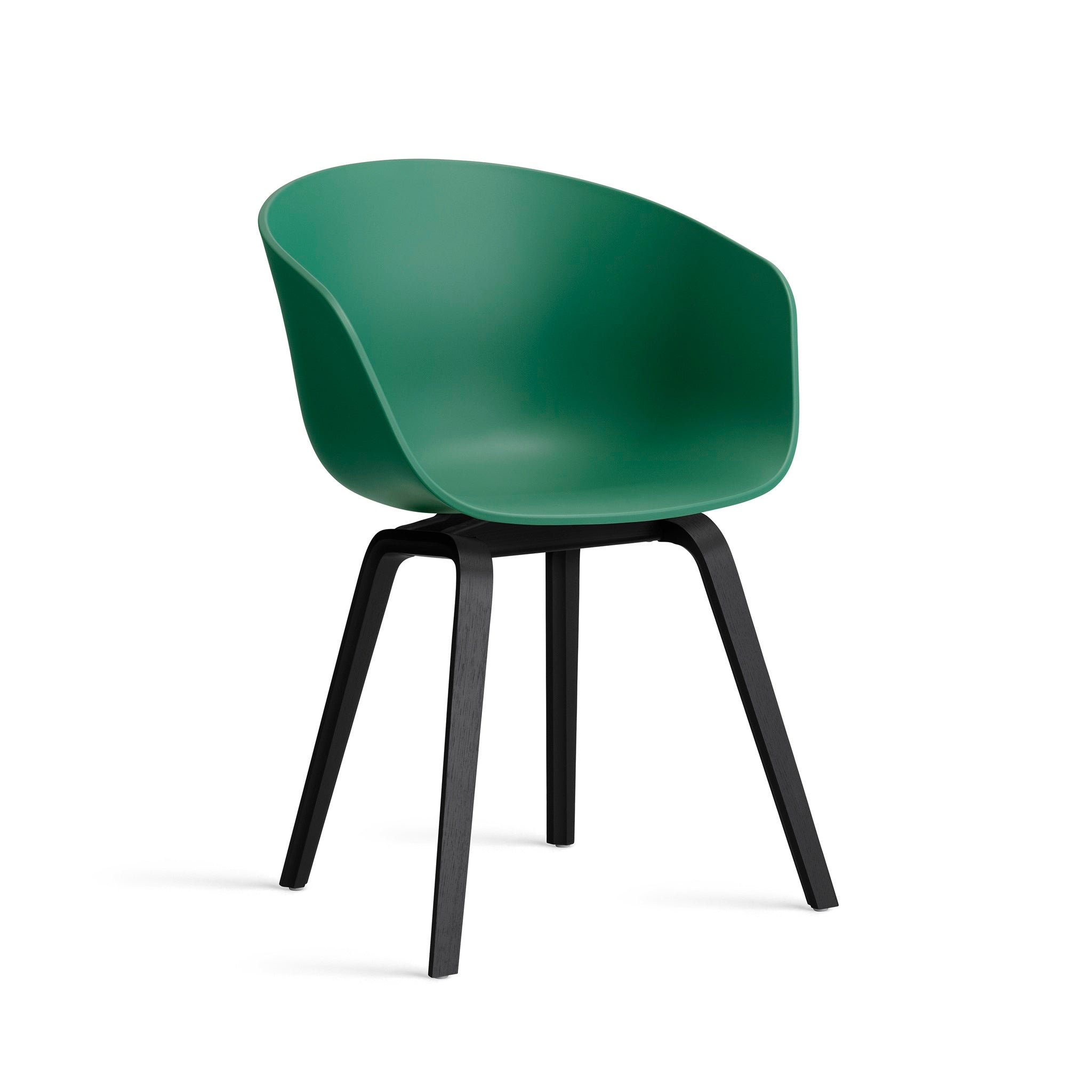 Hay About A Chair AAC 22 Stuhl Kunststoffschlale Gestell 4-Fuß Holz