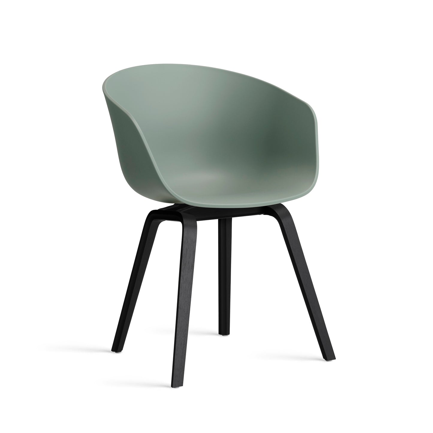 Hay About A Chair AAC 22 Stuhl Kunststoffschlale Gestell 4-Fuß Holz