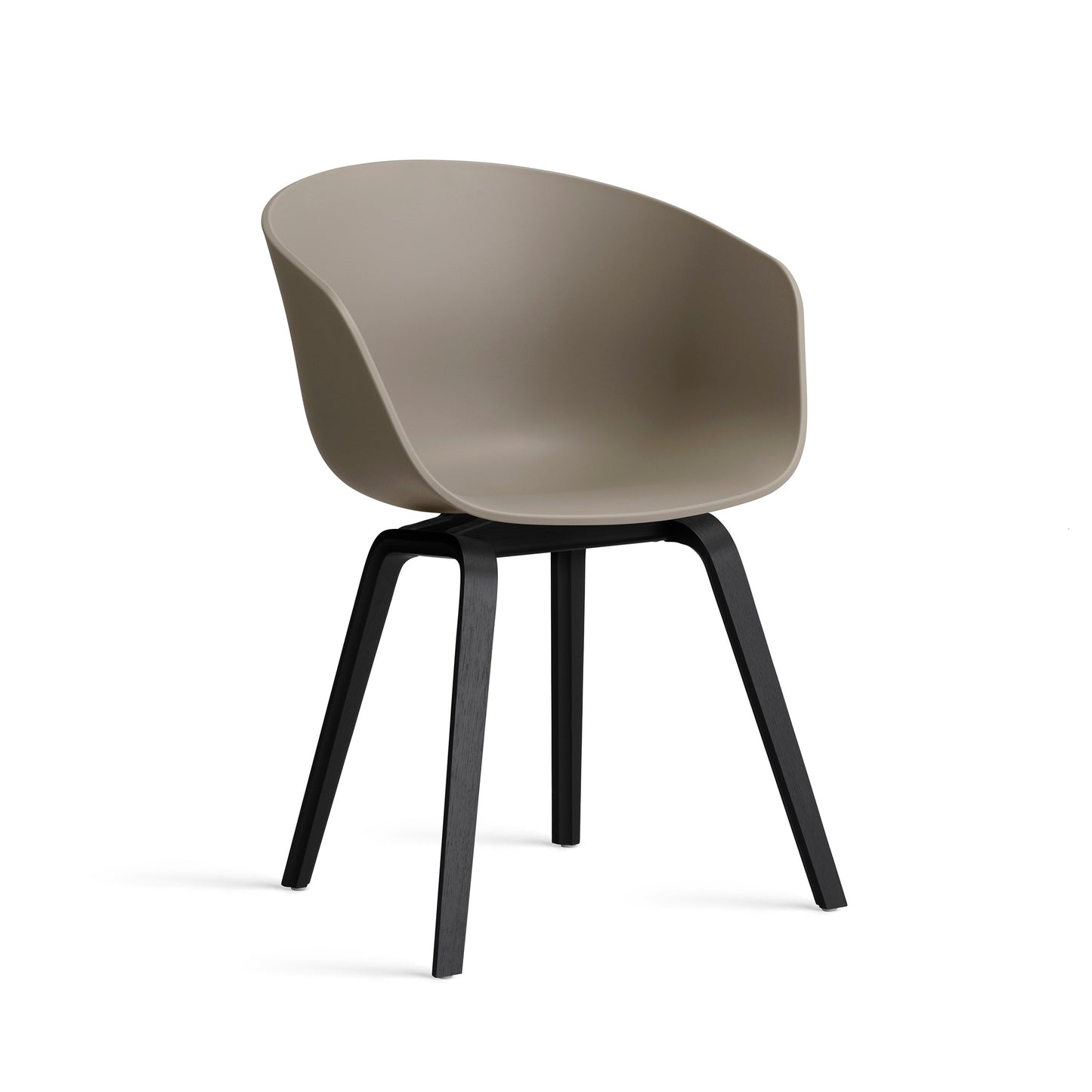 Hay About A Chair AAC 22 Stuhl Kunststoffschlale Gestell 4-Fuß Holz