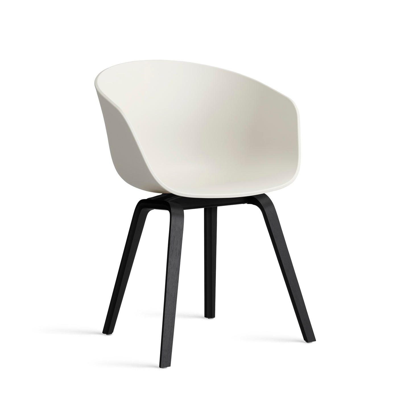 Hay About A Chair AAC 22 Stuhl Kunststoffschlale Gestell 4-Fuß Holz