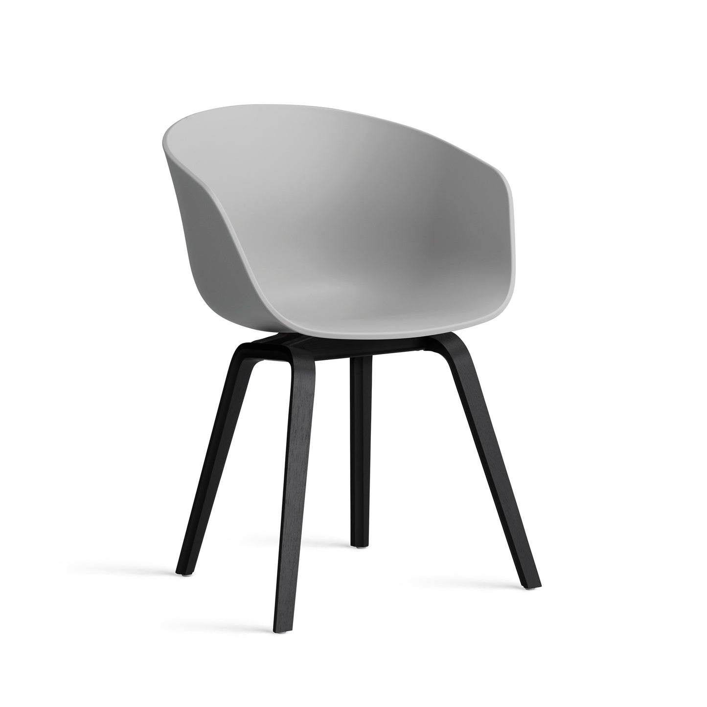 Hay About A Chair AAC 22 Stuhl Kunststoffschlale Gestell 4-Fuß Holz