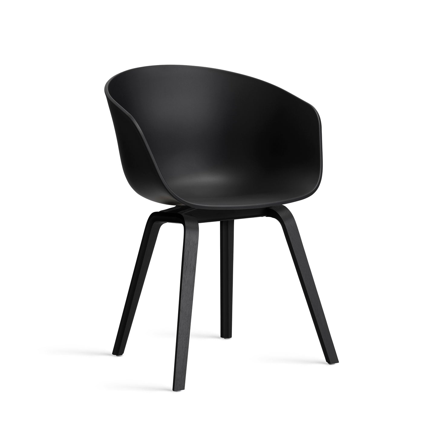 Hay About A Chair AAC 22 Stuhl Kunststoffschlale Gestell 4-Fuß Holz