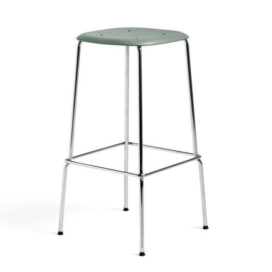 Hay Soft Edge 85 Barhocker - Sitz Kunststoff organisch geformt 4-Fuß