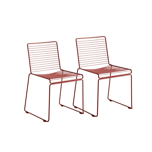Hay Hee Dining Chair Stuhl Stahl In- & Outdoor 2er Set stapelbar
