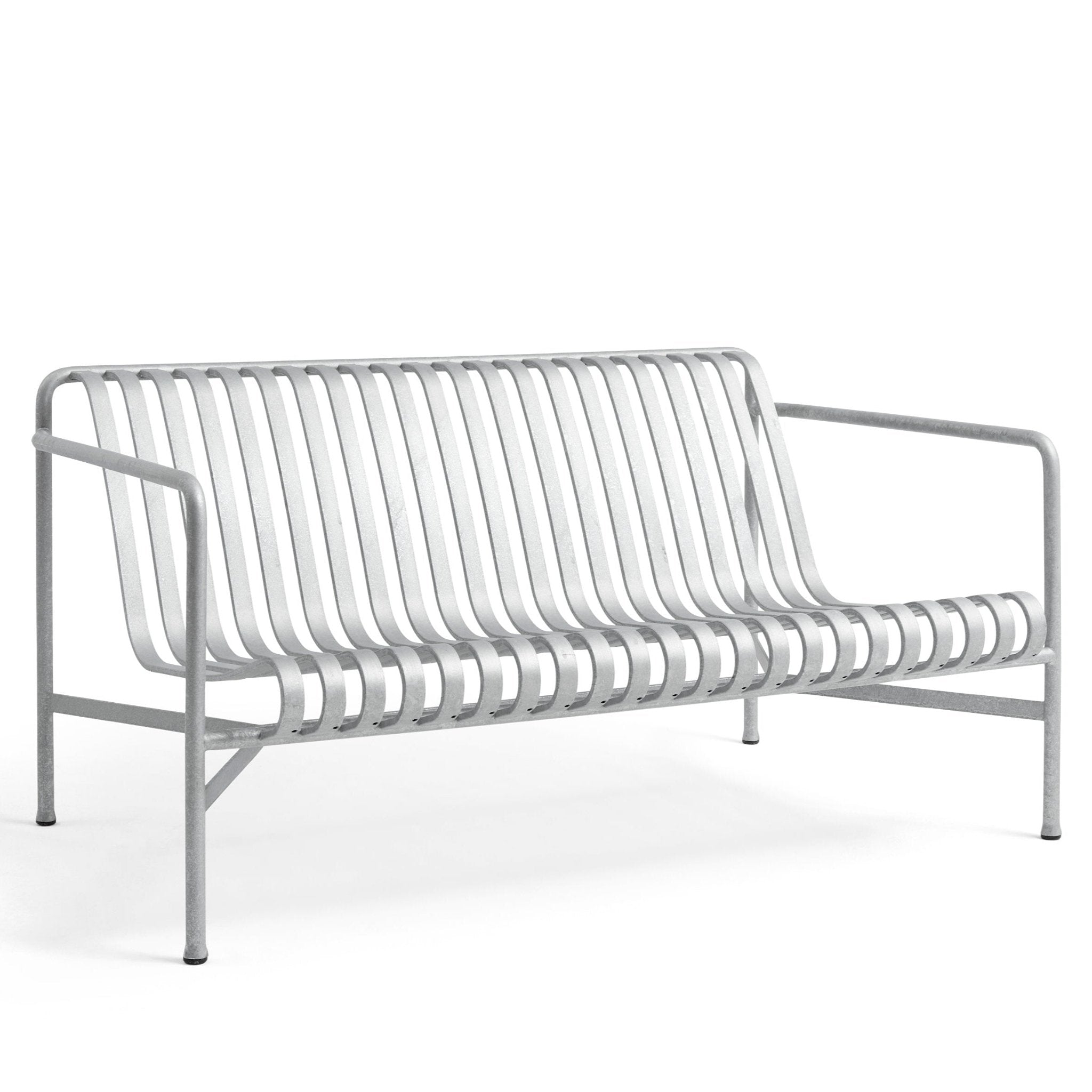 HAY Palissade Lounge Sofa Outdoor-Sitzbank mit Armlehnen