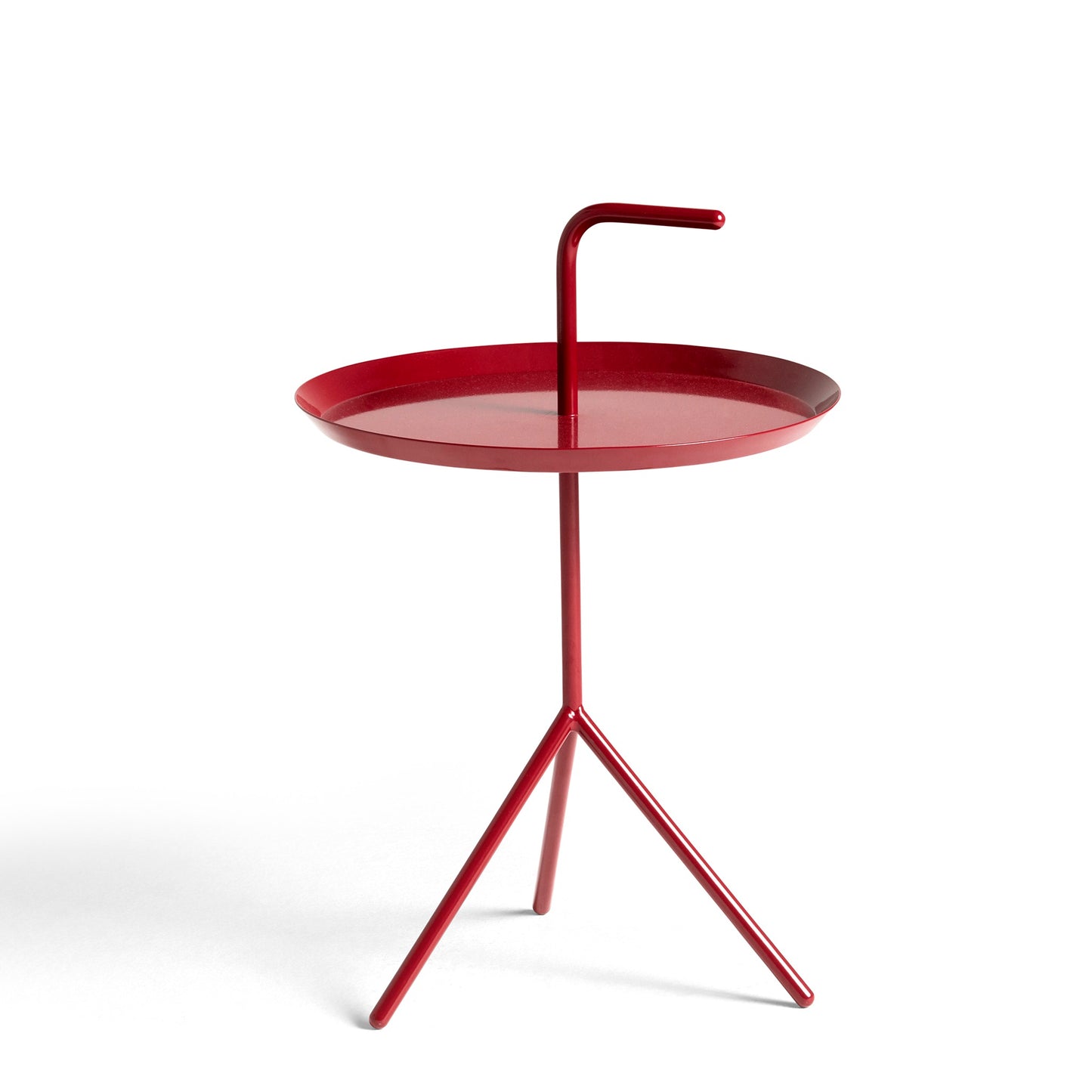 HAY DLM Beistelltisch cherry red Metall hochglänzend pulverbeschichtet