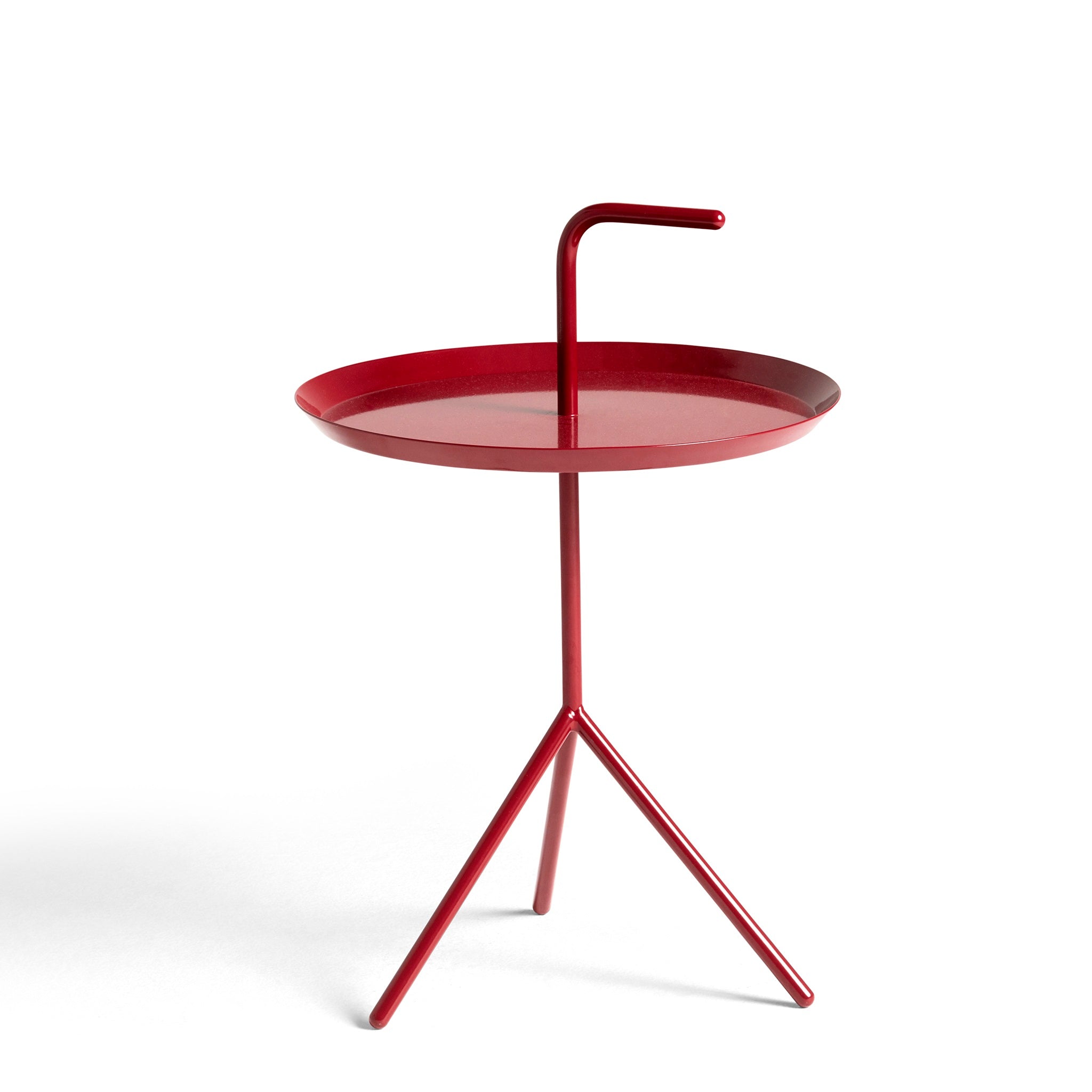 HAY DLM Beistelltisch cherry red Metall hochglänzend pulverbeschichtet