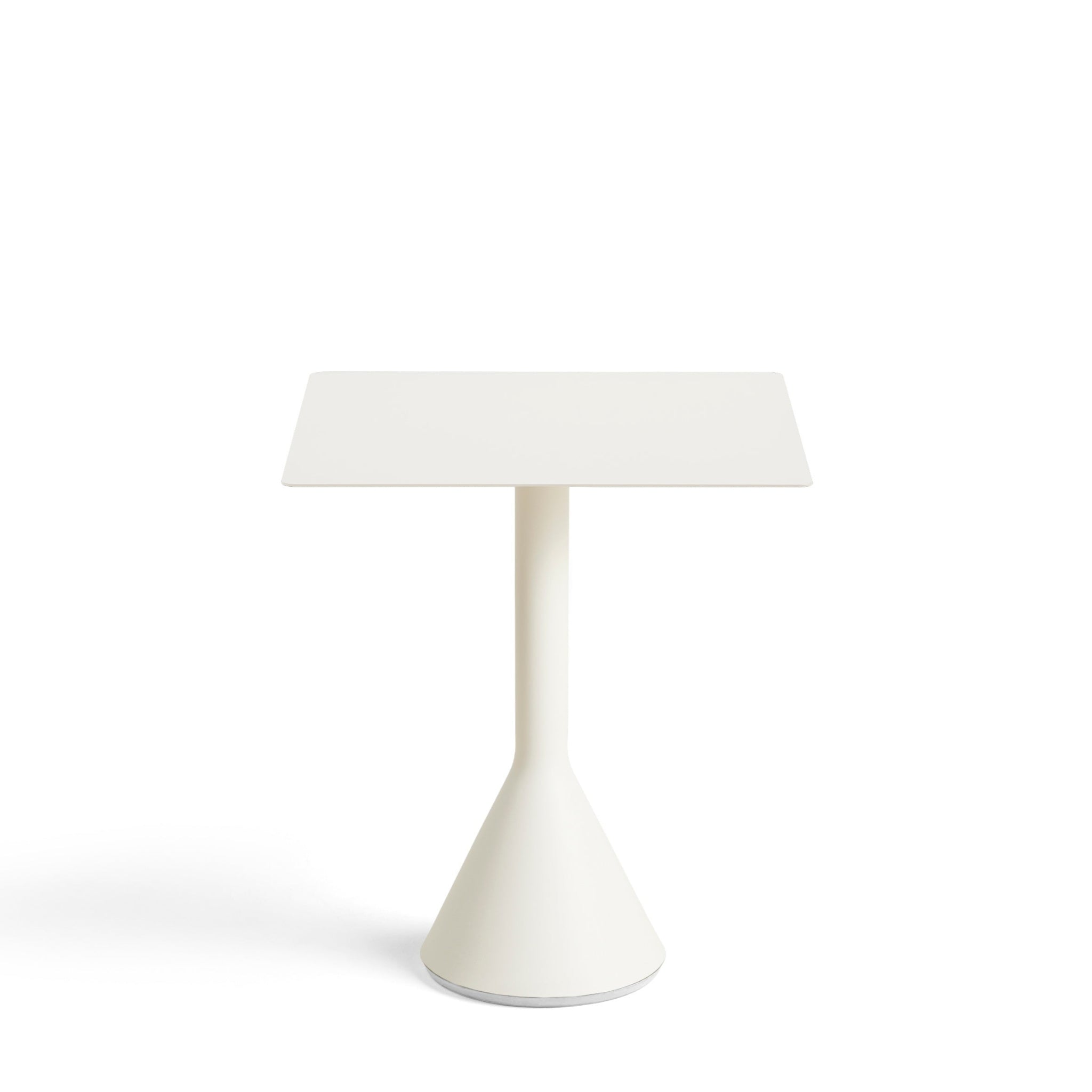 HAY Palissade Cone Tisch quadratisch 65 x 65 cm Stahl pulverbeschichtet