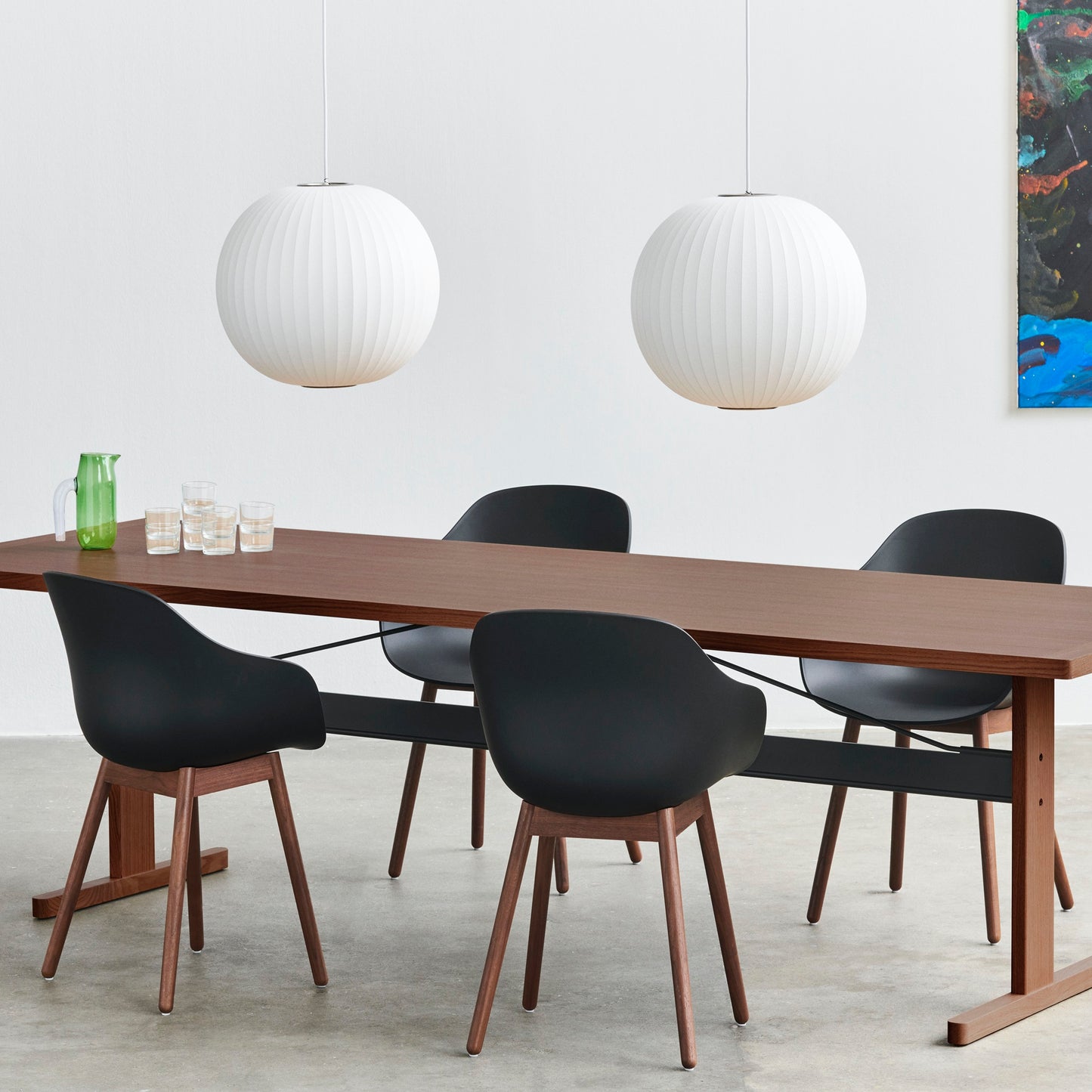 HAY About A Chair AAC 212 Stuhl Kunststoffschale Holzgestell 4-Fuß