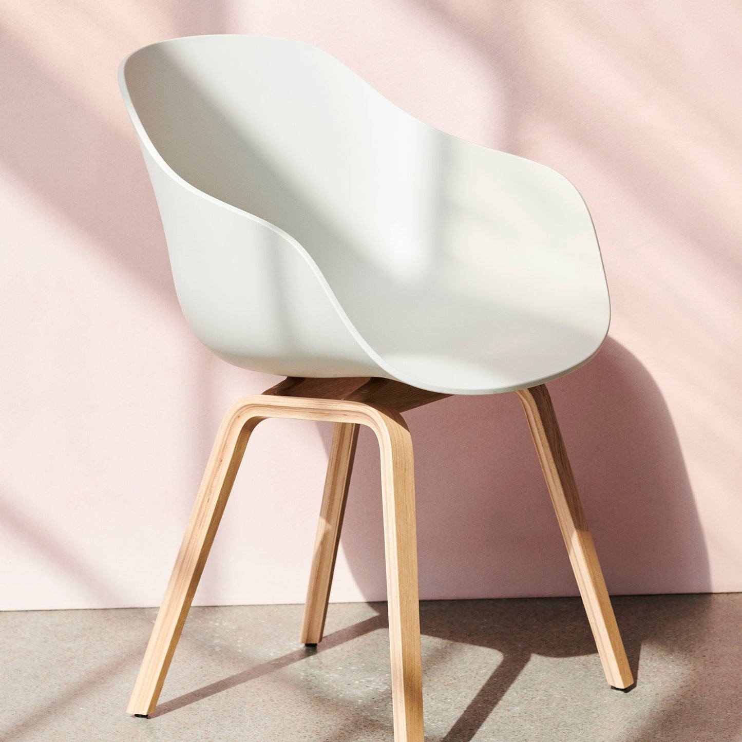 HAY About A Chair AAC 222 Armlehnstuhl Kunststoff Gestell 4-Fuß Sperrholz