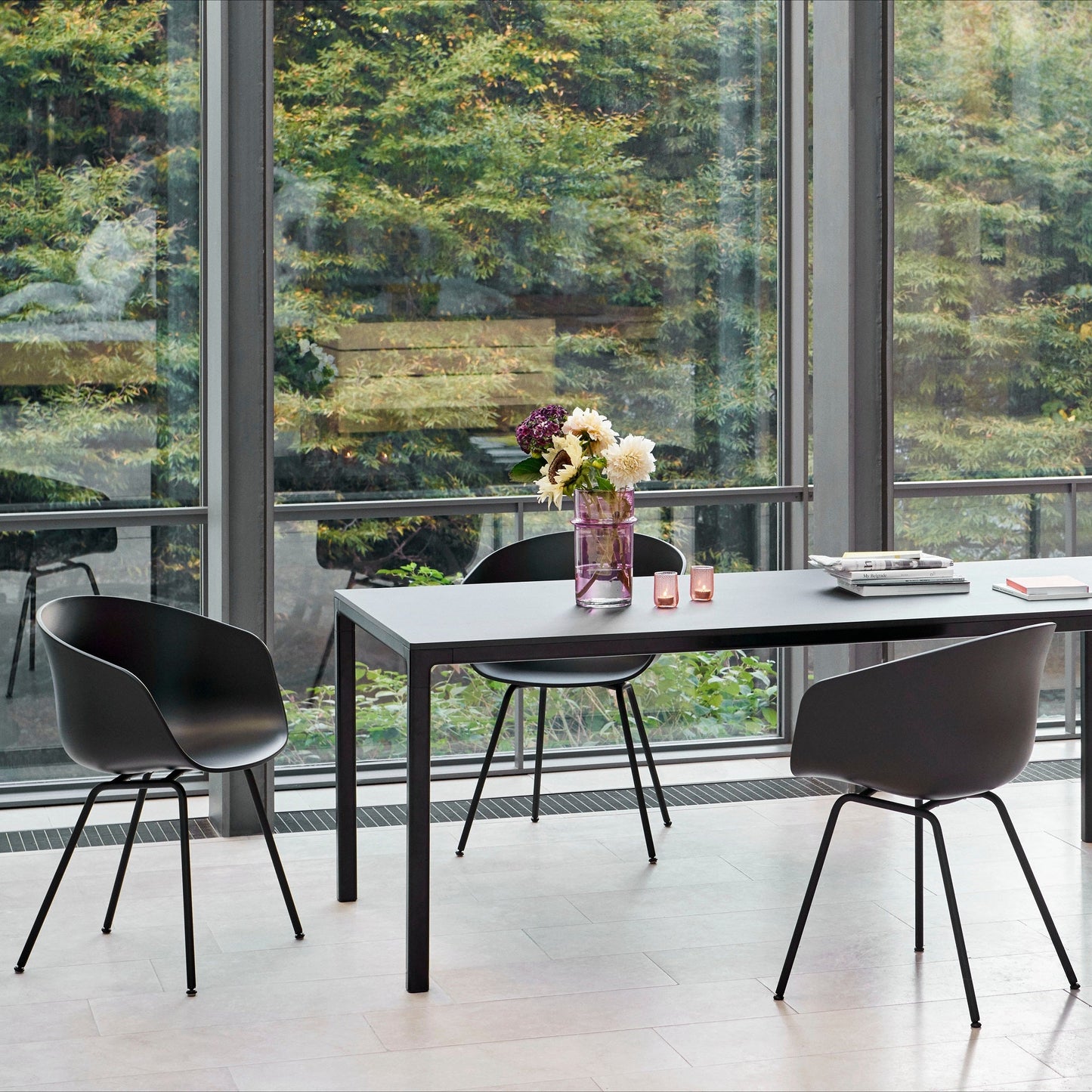 HAY About A Chair AAC 26 Armlehnstuhl Kunststoff Gestell 4-Fuß Stahlrohr