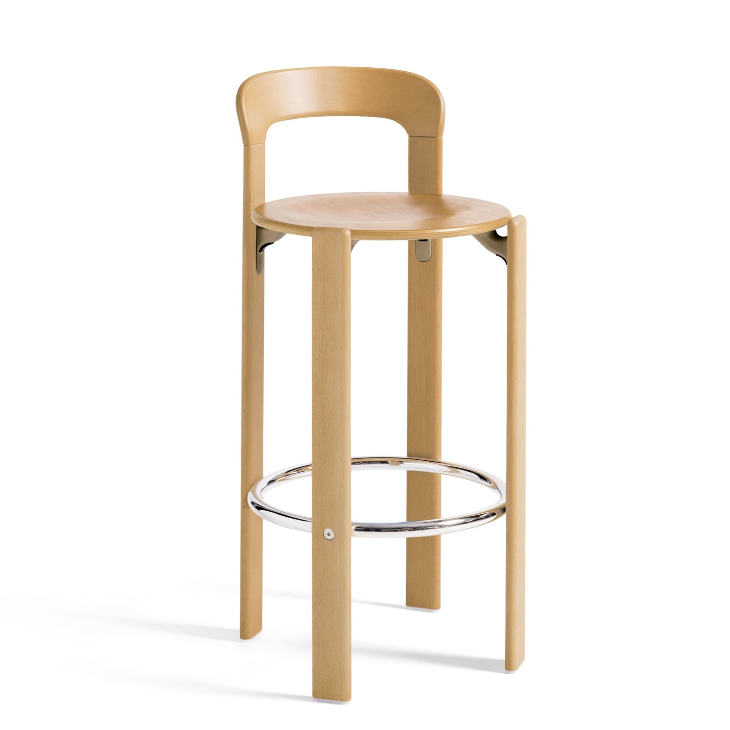 HAY Rey Bar Stool Barhocker Buche wasserbasiert lackiert